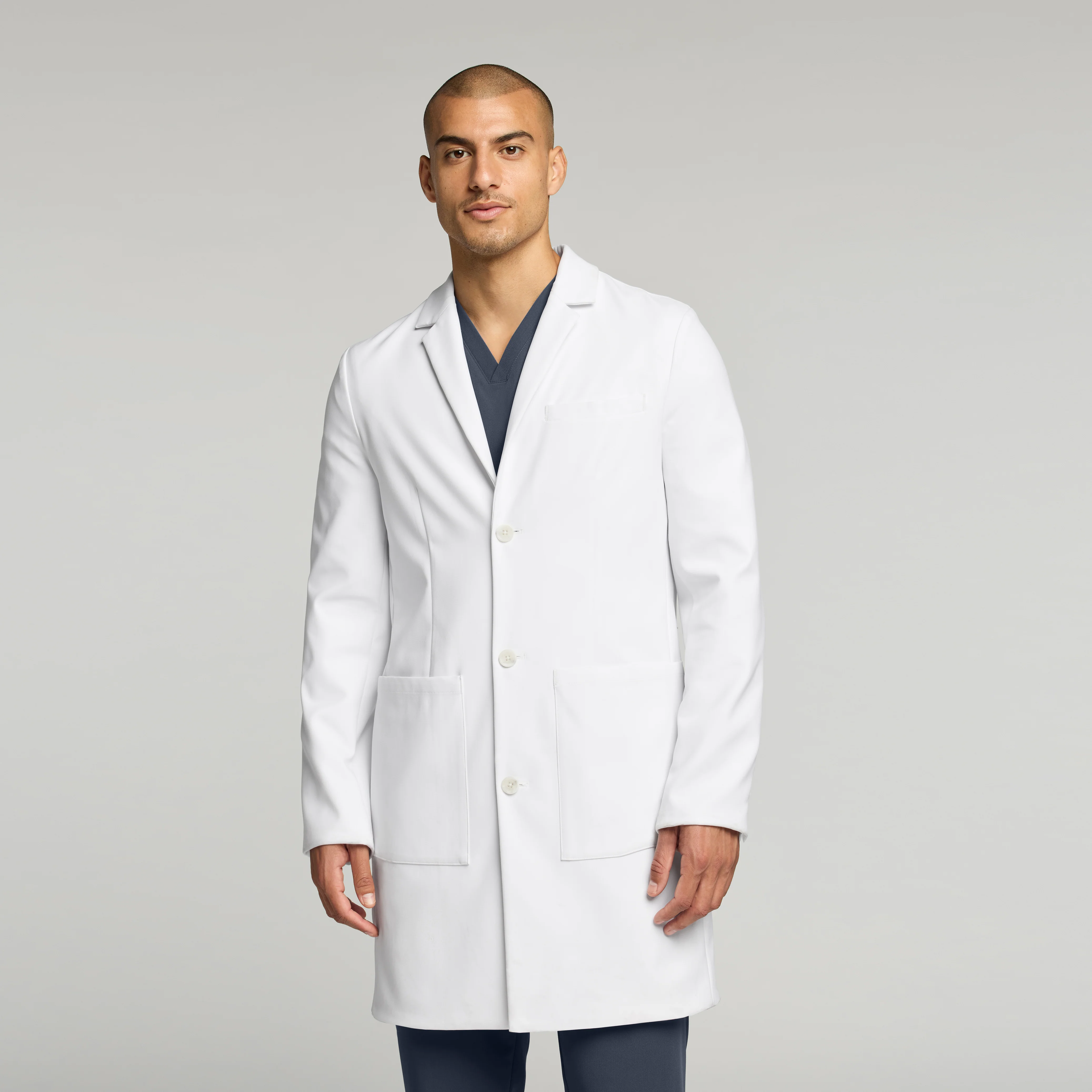 Apex 37" White Coat - White - Image 4