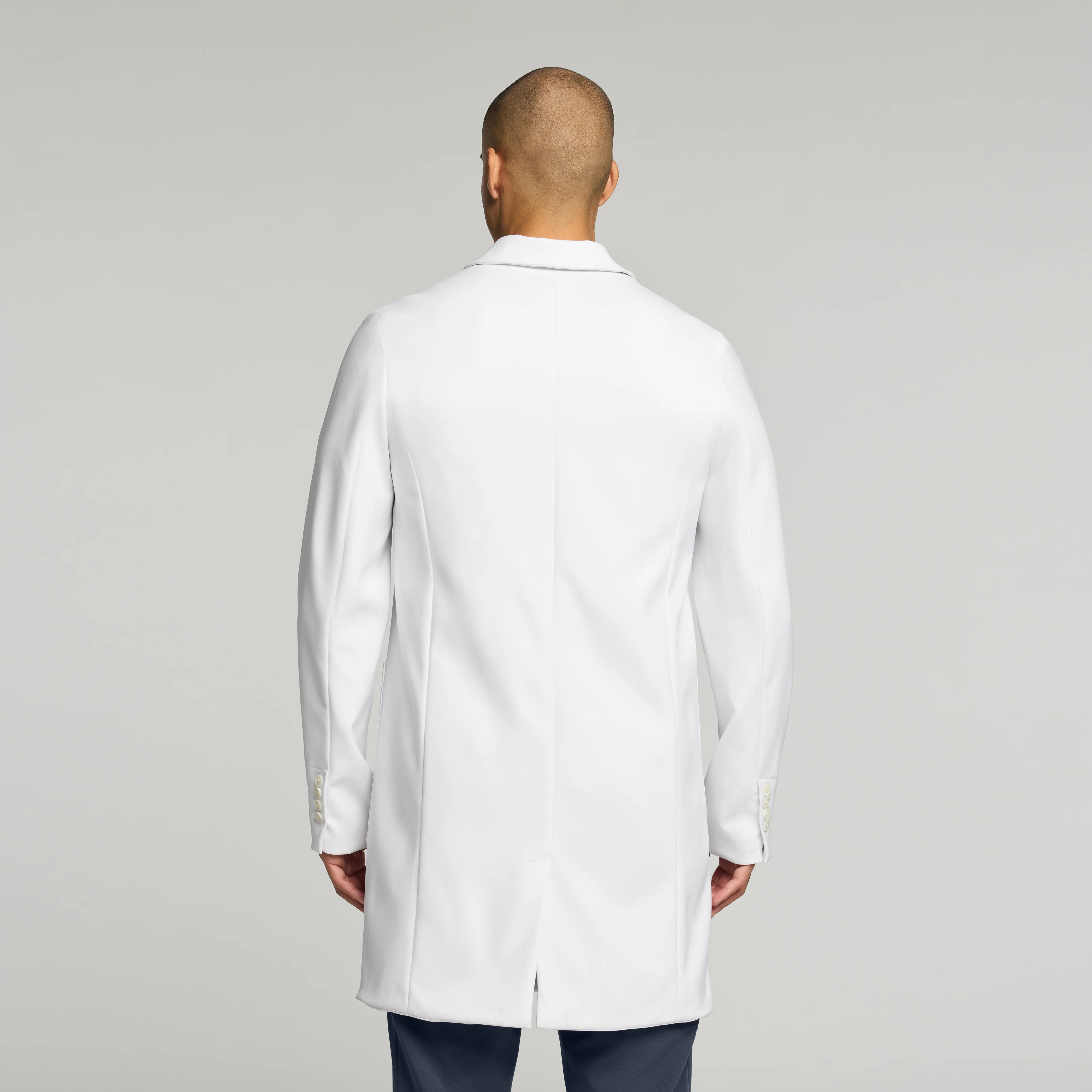 Apex 37" White Coat - White - Image 6