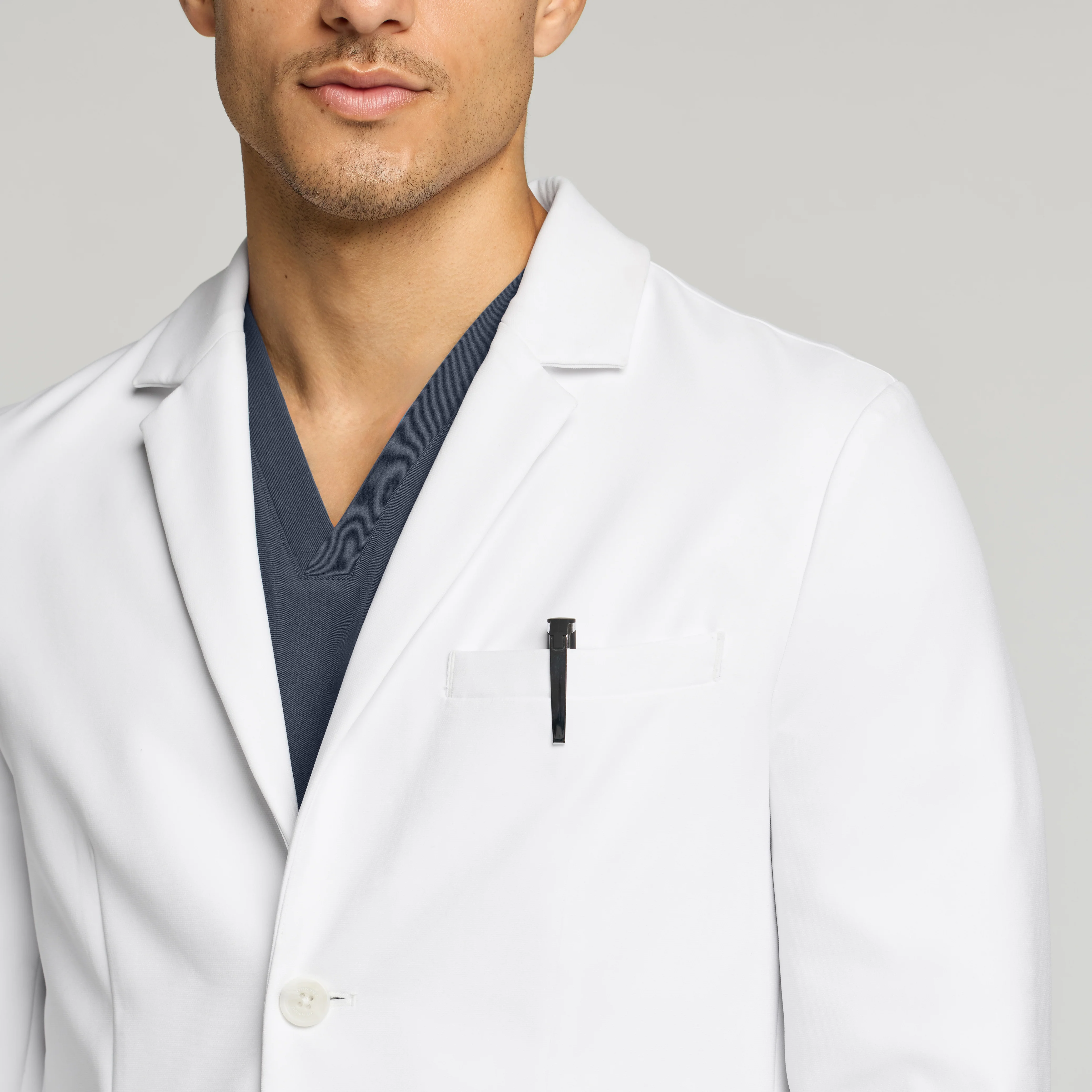 Apex 37" White Coat - White - Image 7