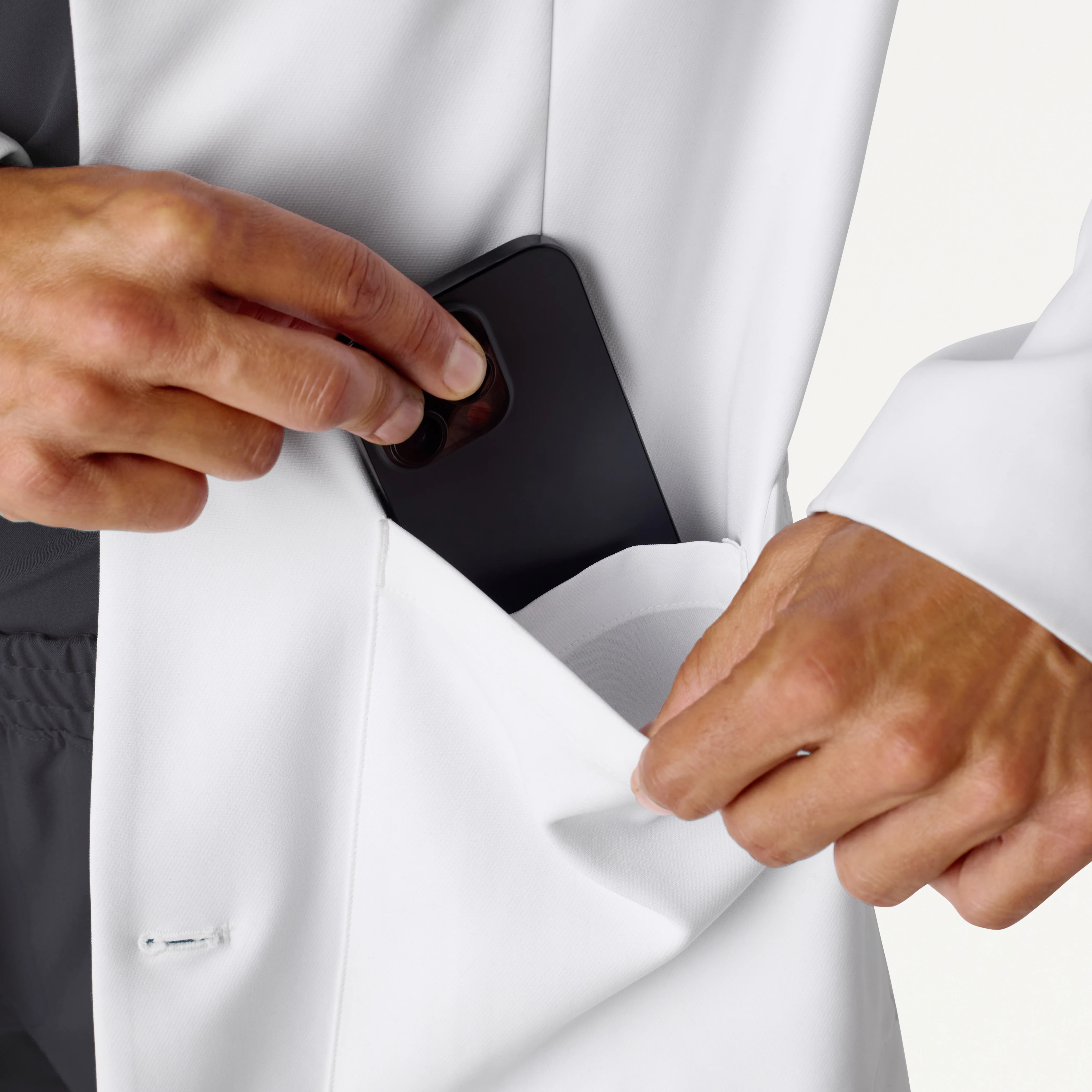 Apex 37" White Coat - White - Image 9