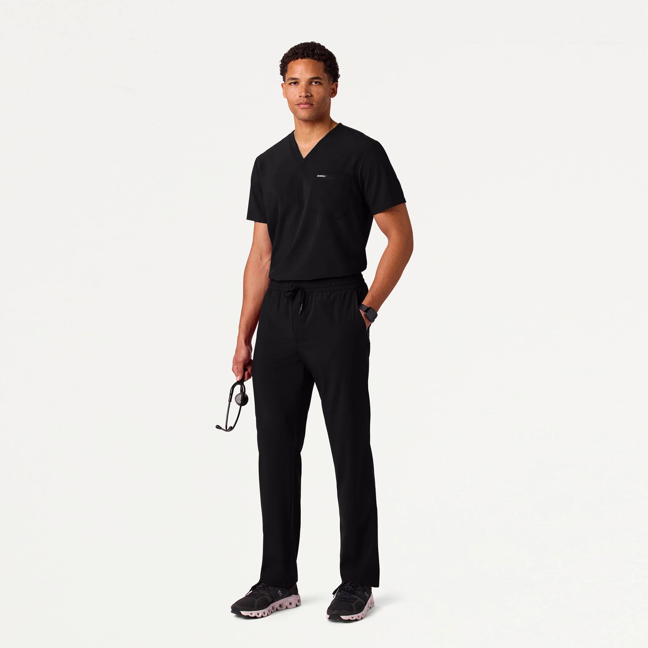 Brooks Straight-Leg Scrub Pant - Black - Image 4