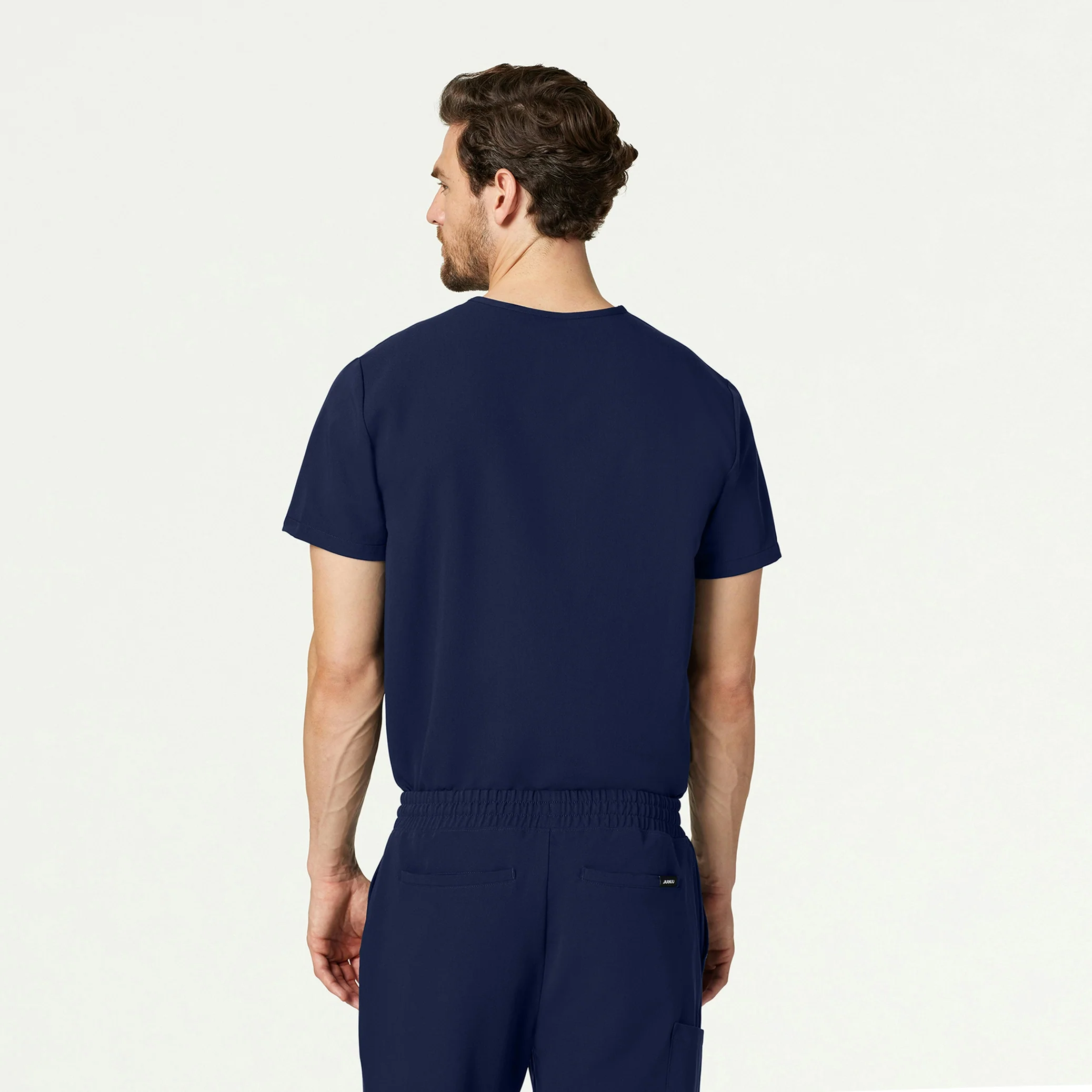 Holmes Everyday 1-Pocket Scrub Top - Midnight Navy - Image 3
