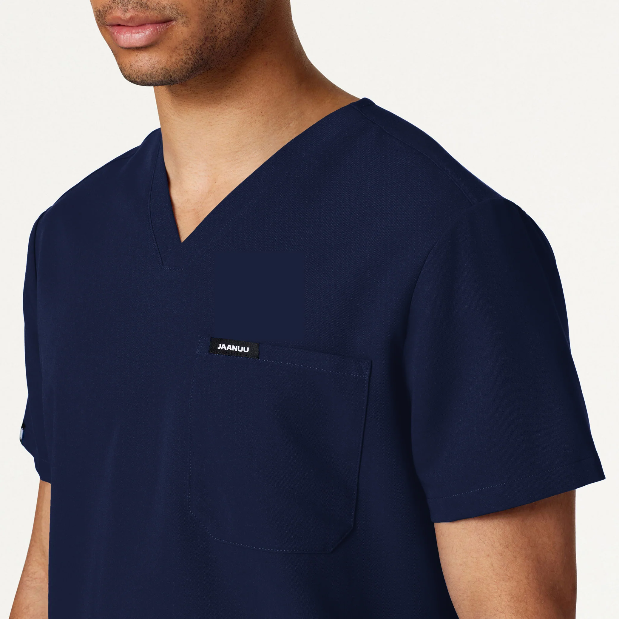 Holmes Everyday 1-Pocket Scrub Top - Midnight Navy - Image 4