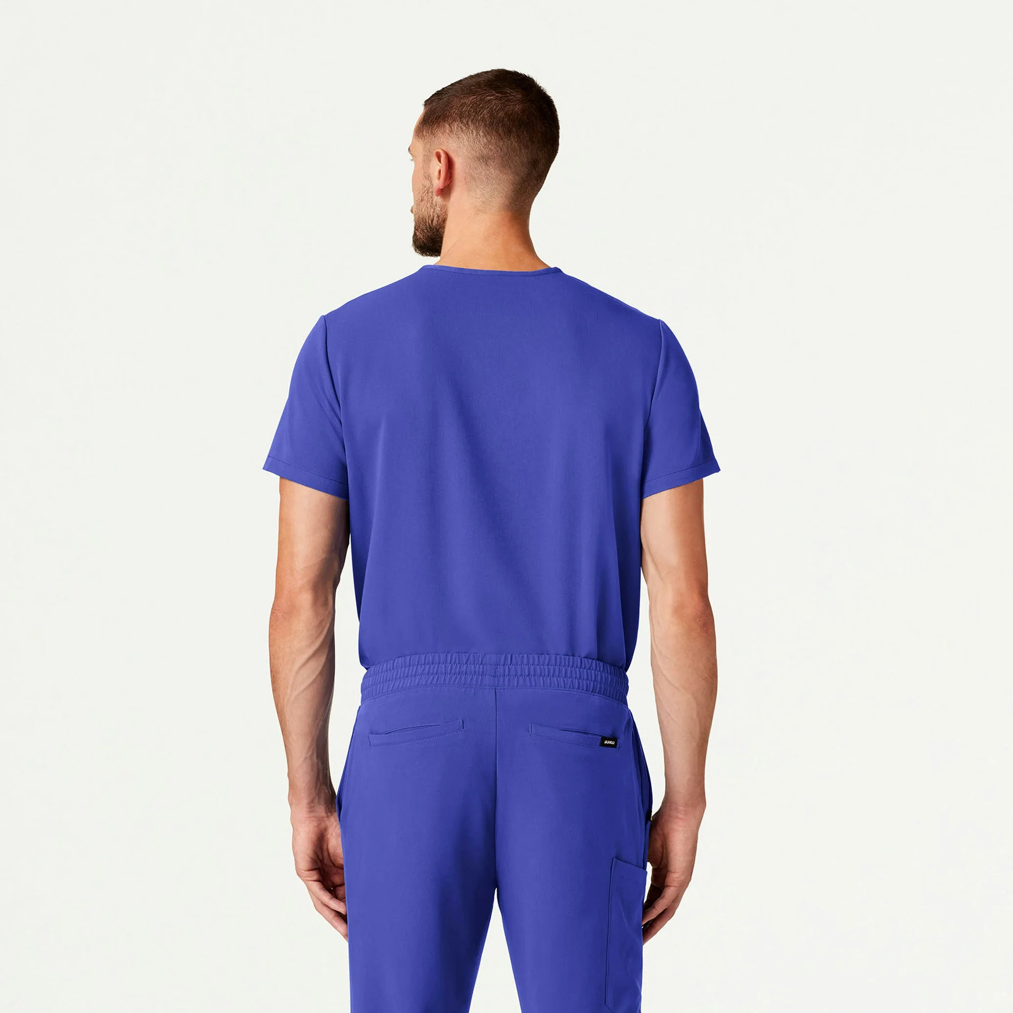 Holmes Everyday 1-Pocket Scrub Top - Moon Blue - Image 3