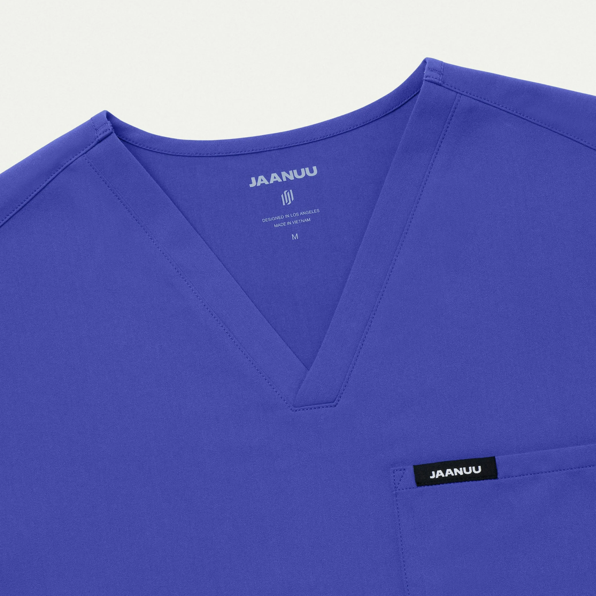 Holmes Everyday 1-Pocket Scrub Top - Moon Blue - Image 4
