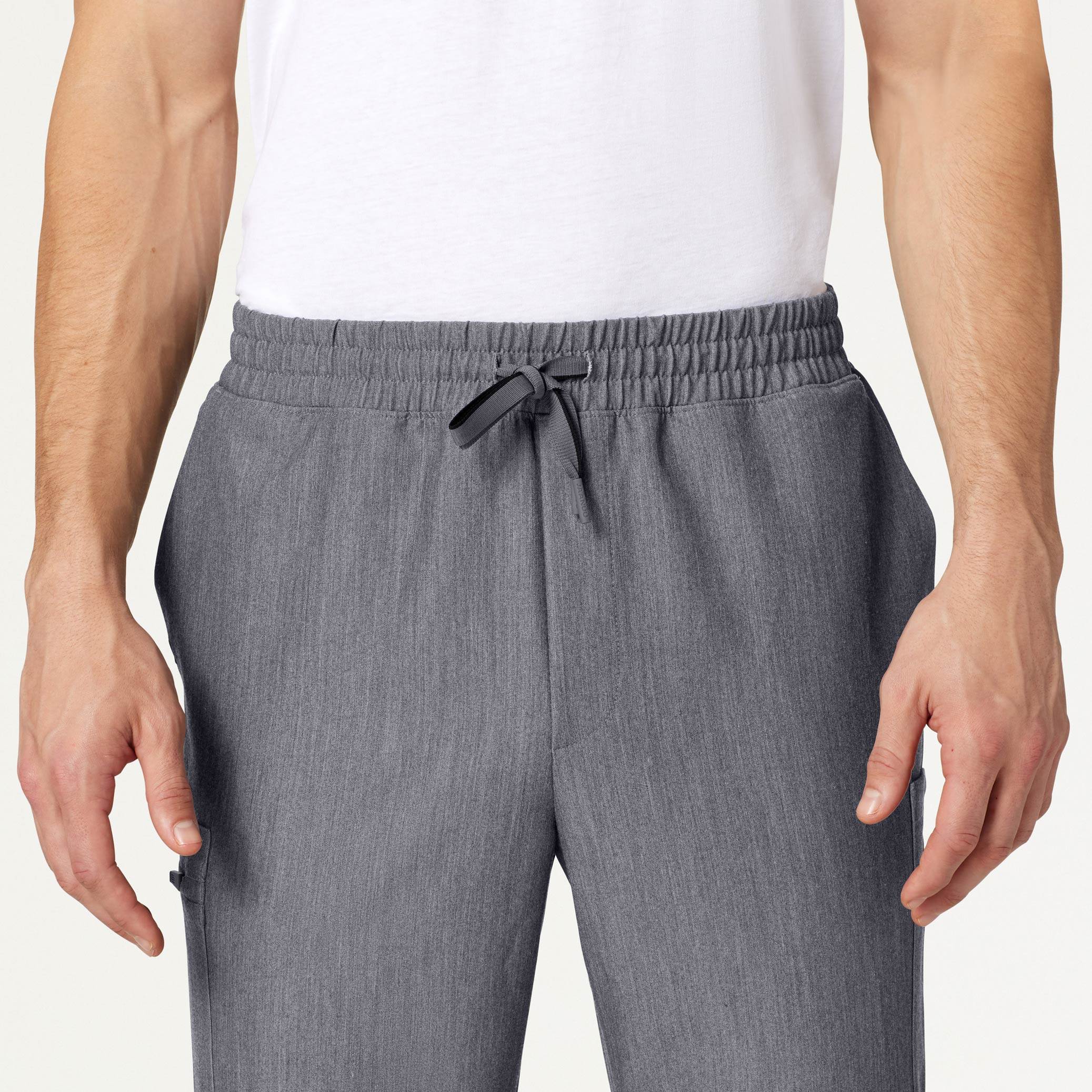 Osmo 8-Pocket Scrub Jogger - Heather Gray - Image 4