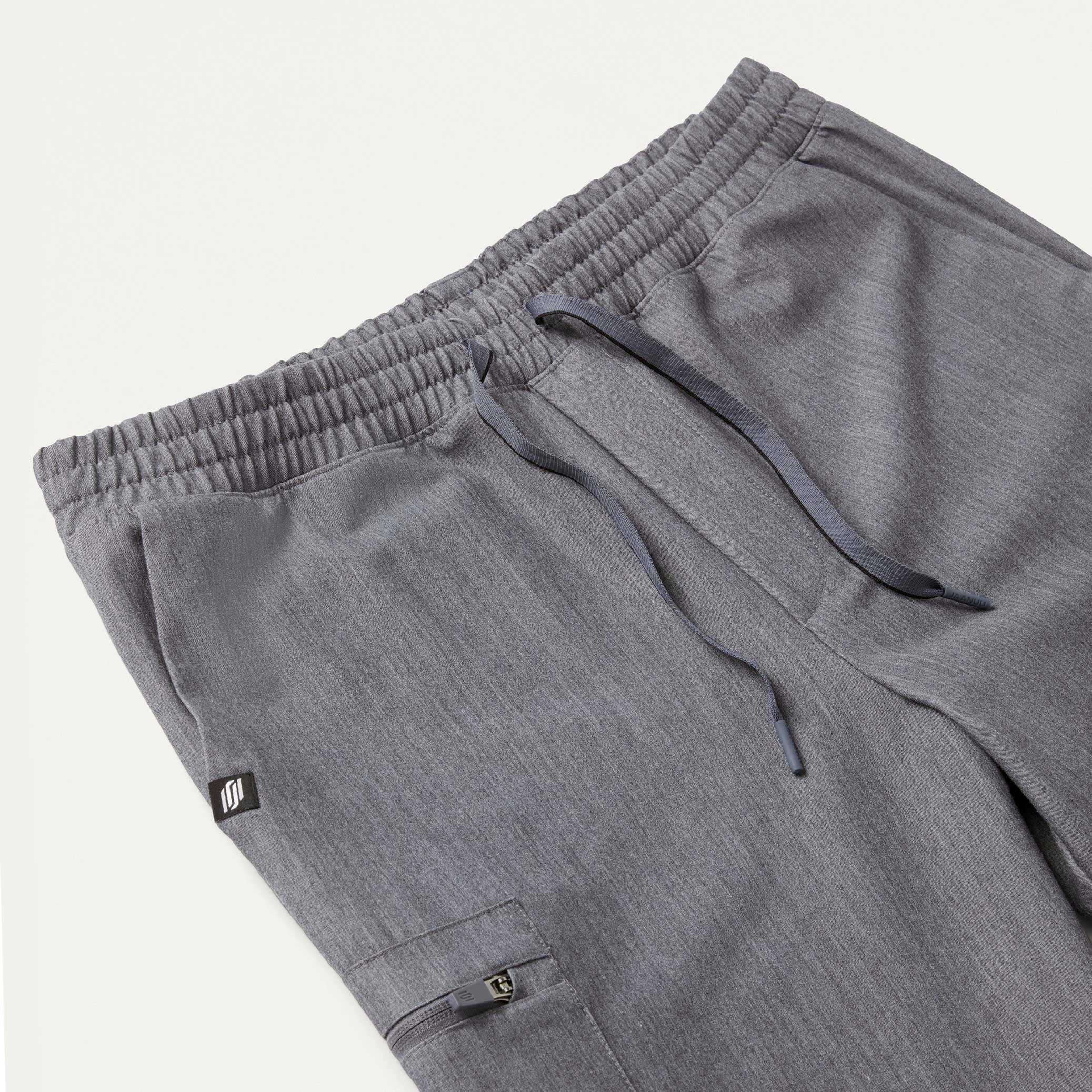 Osmo 8-Pocket Scrub Jogger - Heather Gray - Image 5