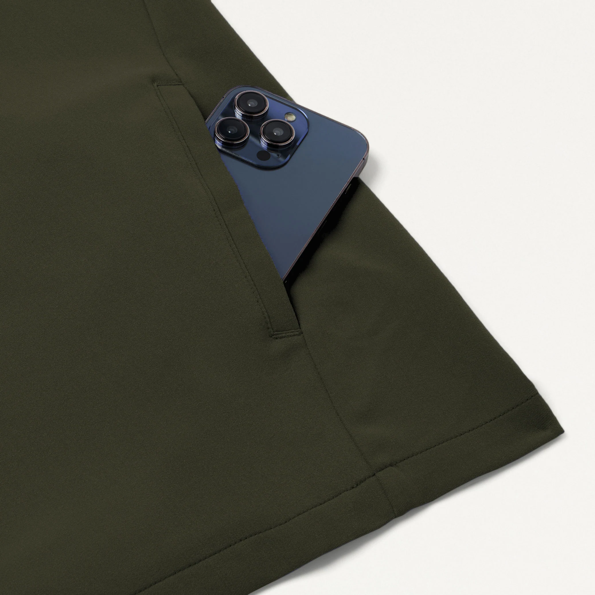 Platt 3-Pocket Scrub Top - Deep Olive - Image 6