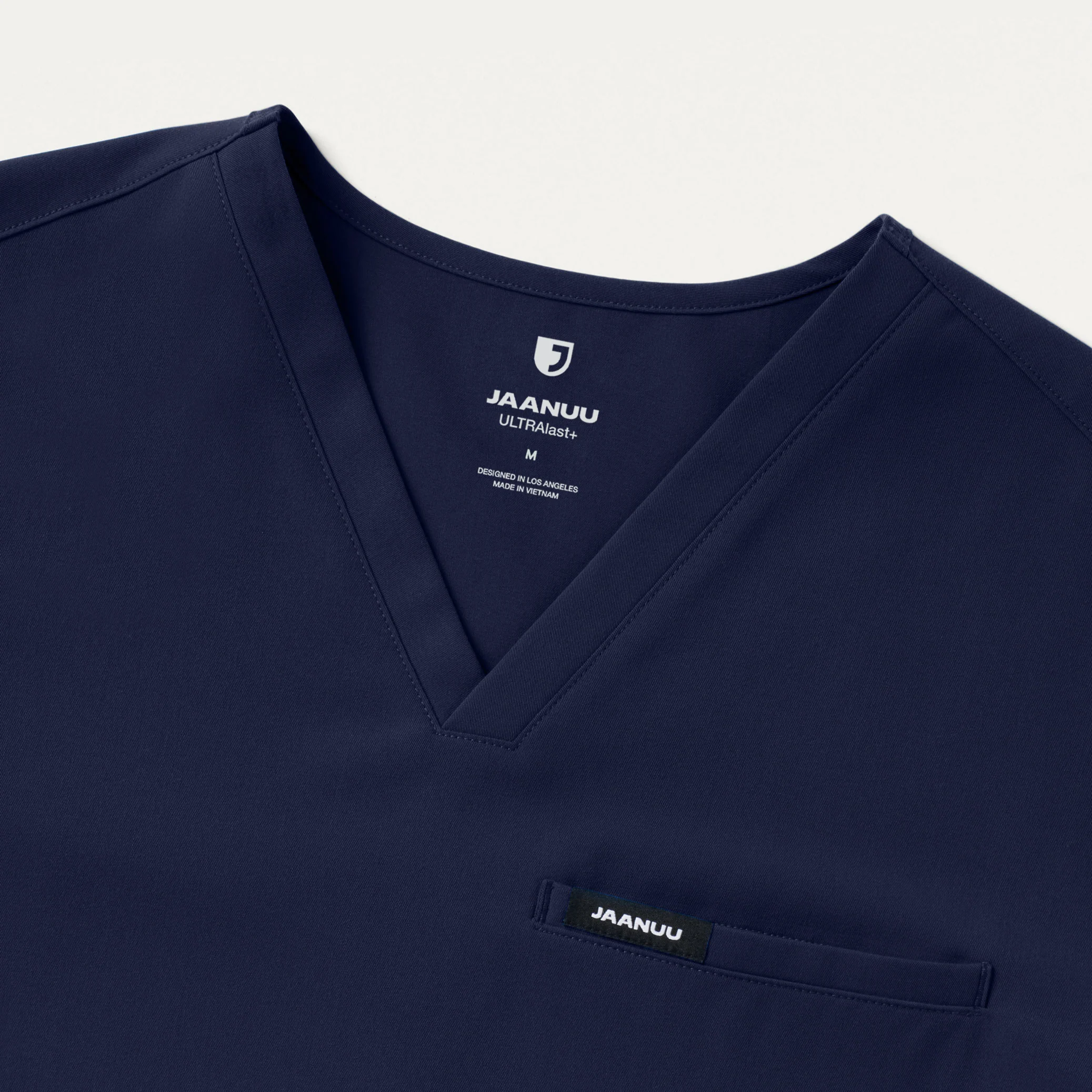 Platt 3-Pocket Scrub Top - Midnight Navy - Image 5