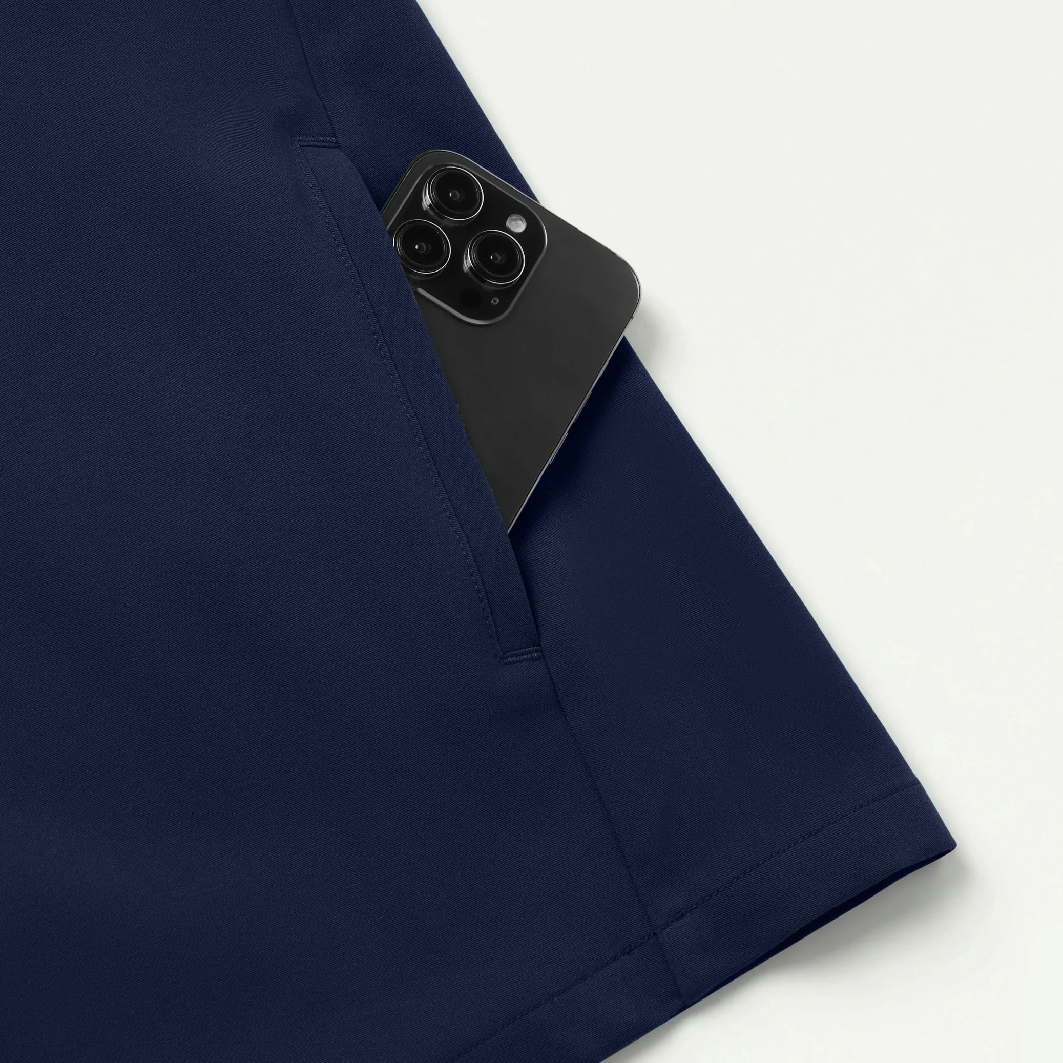 Platt 3-Pocket Scrub Top - Midnight Navy - Image 6