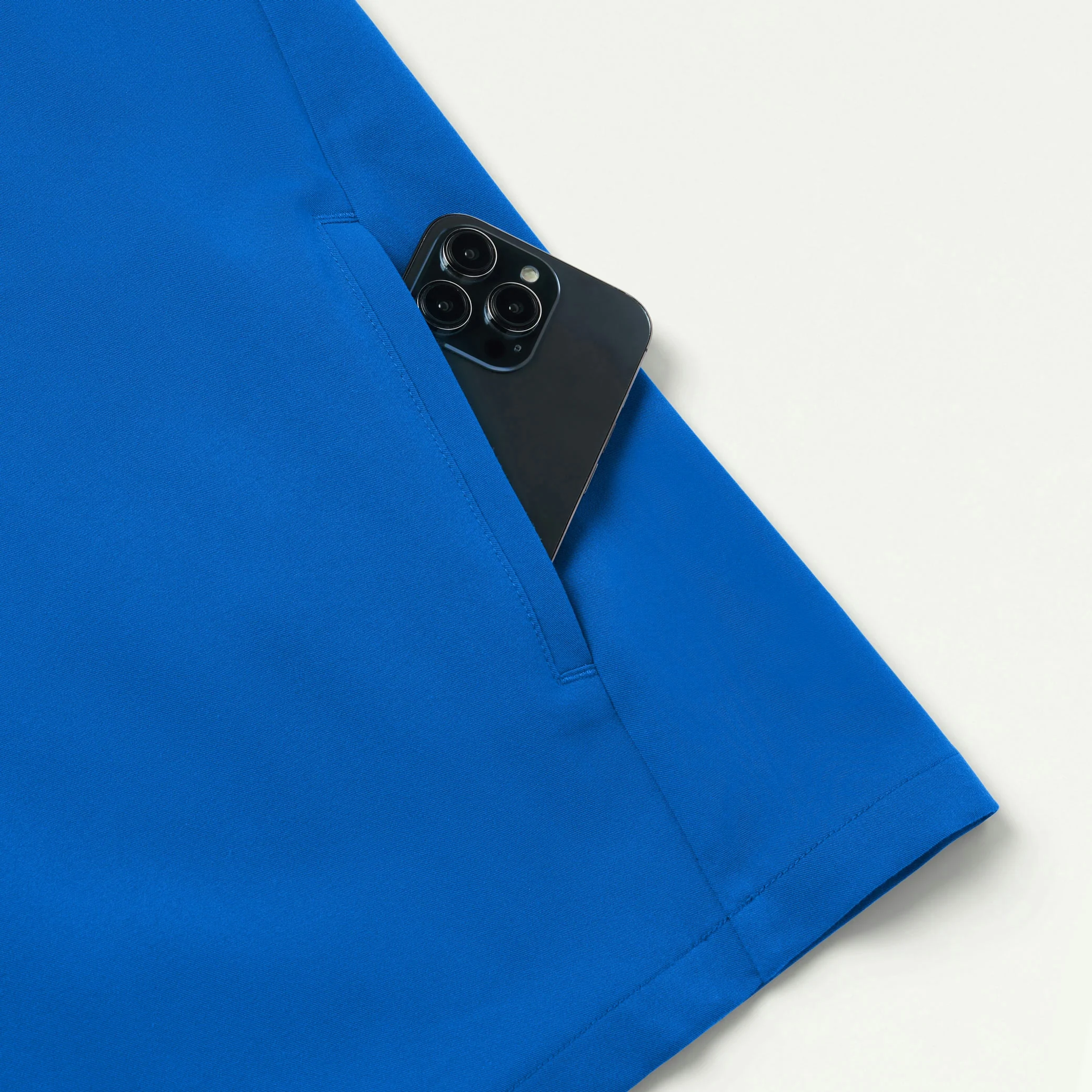 Platt 3-Pocket Scrub Top - Royal Blue - Image 6