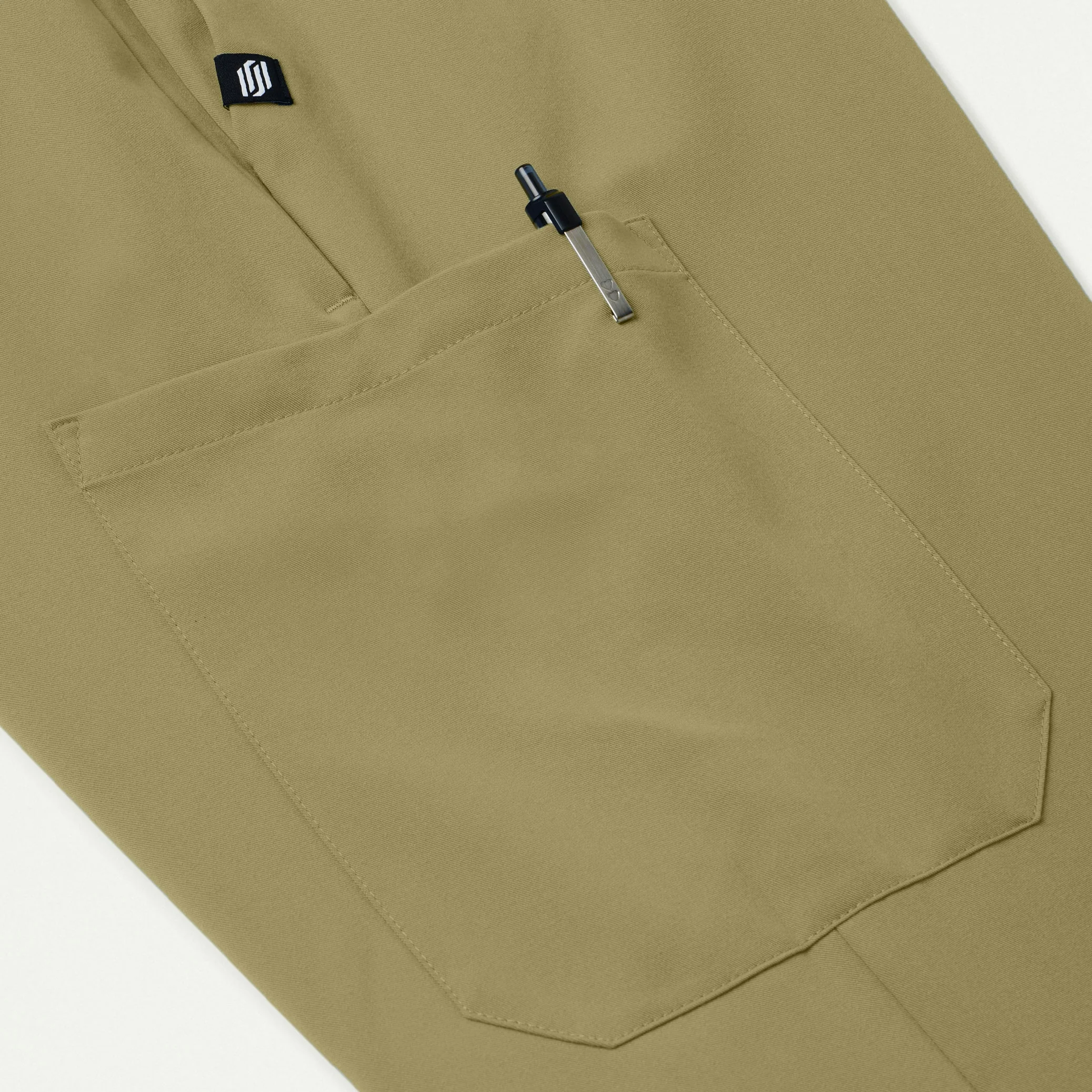 Rhodes Everyday Straight-Leg Scrub Pant - Ceramic Khaki - Image 5