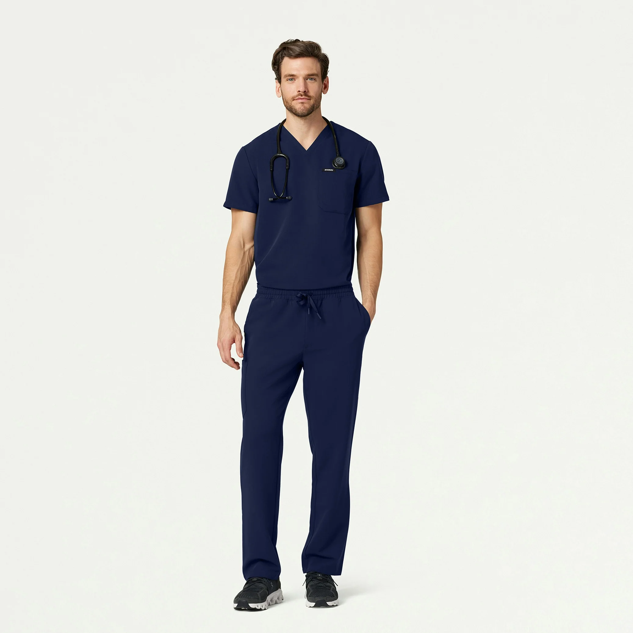 Rhodes Everyday Straight-Leg Scrub Pant - Midnight Navy - Image 2