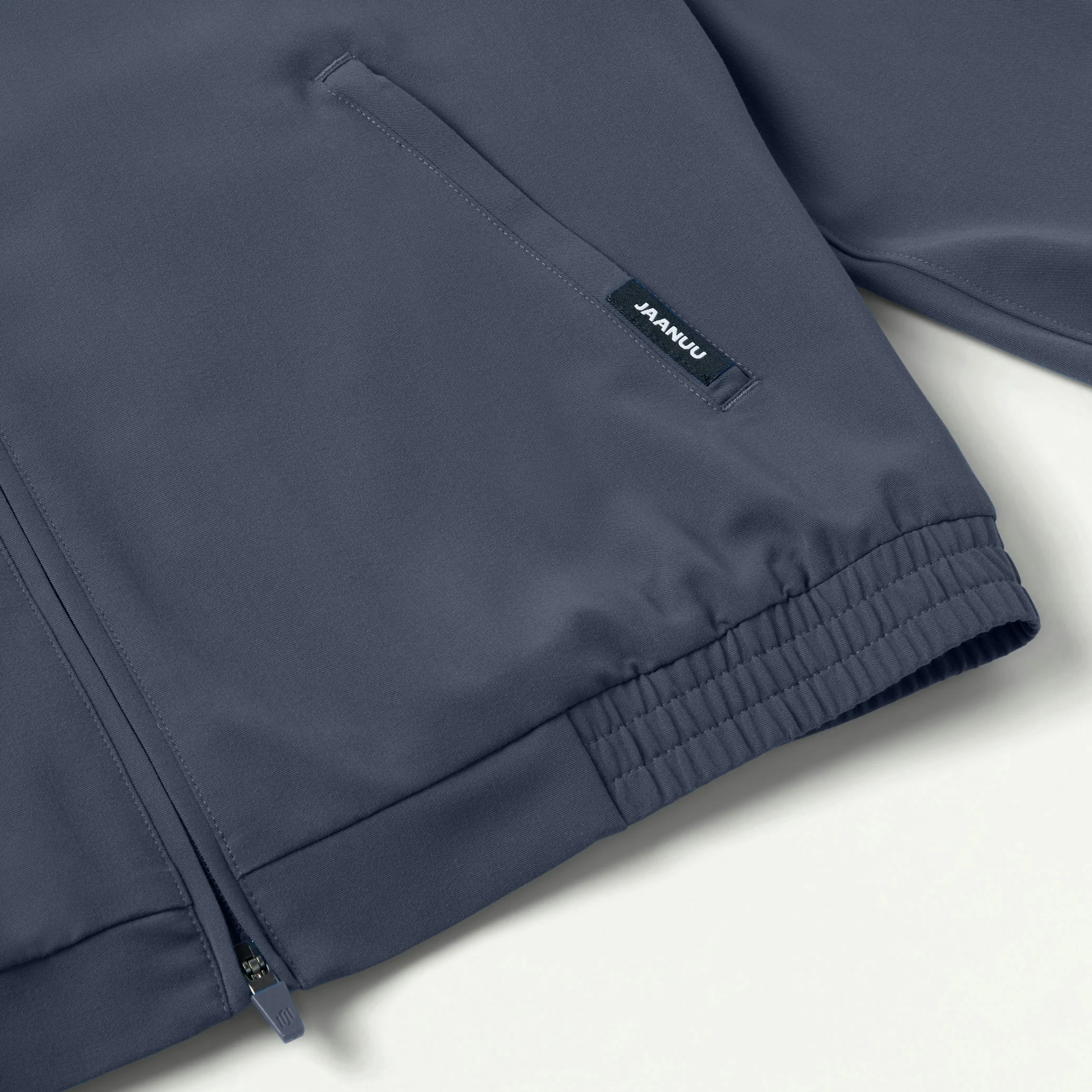 Wolfe Everyday 6-Pocket Scrub Jacket - Carbon Gray - Image 6