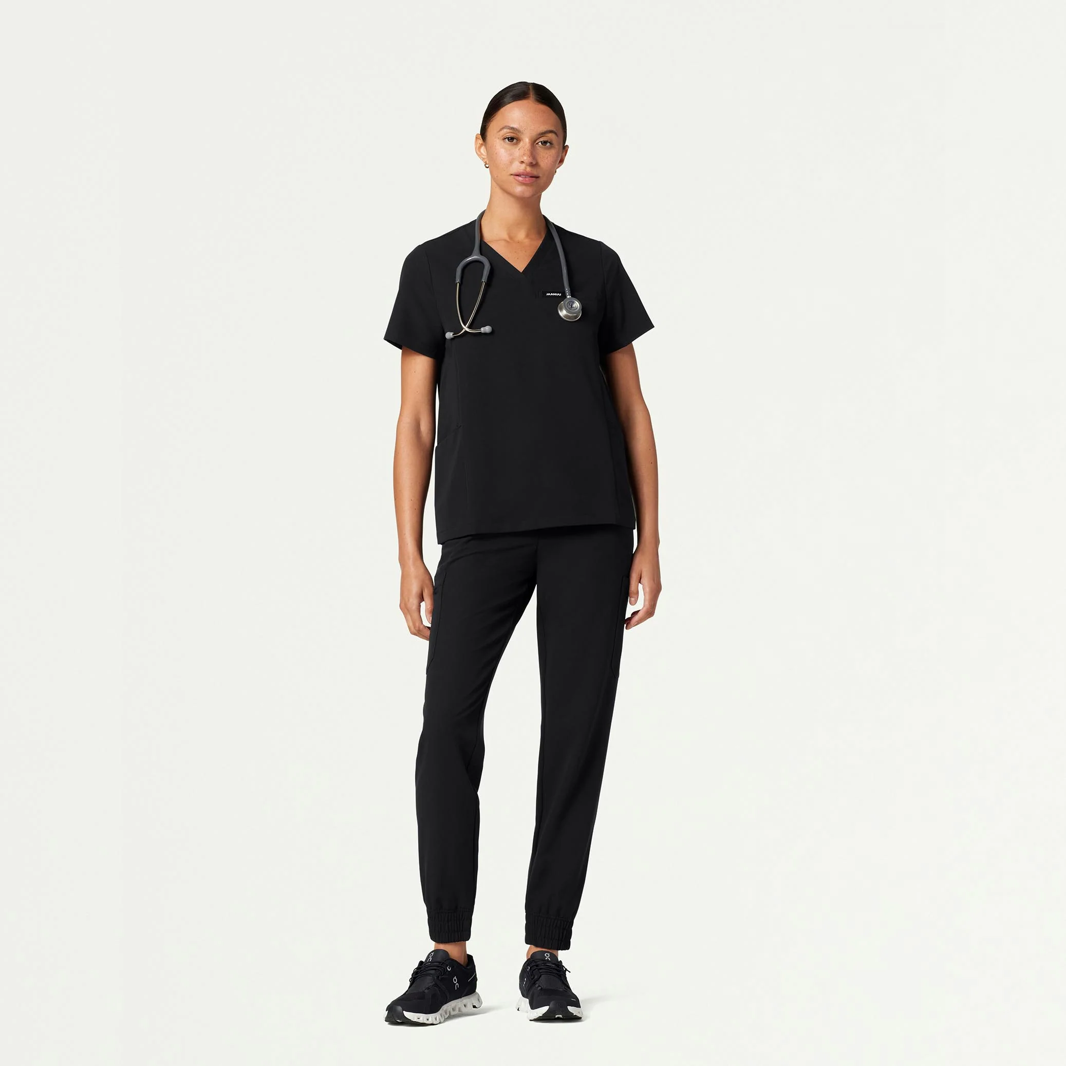 The 10-Pocket Scrub Set - Black