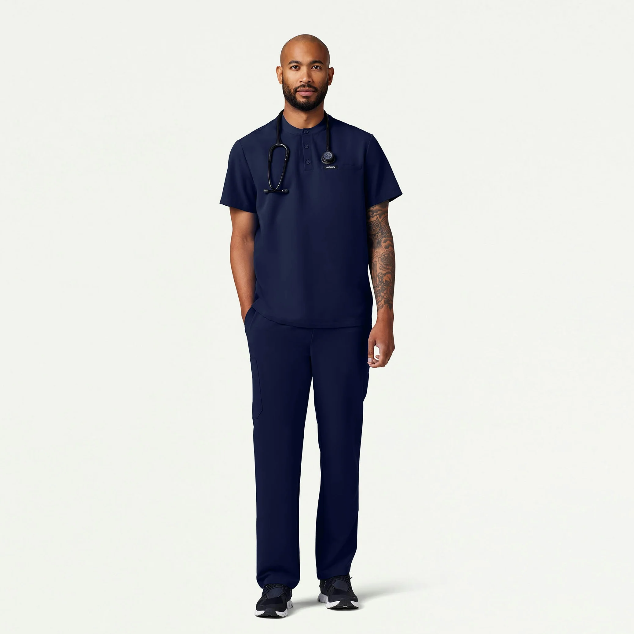 The Ander Essential Scrub Set - Midnight Navy