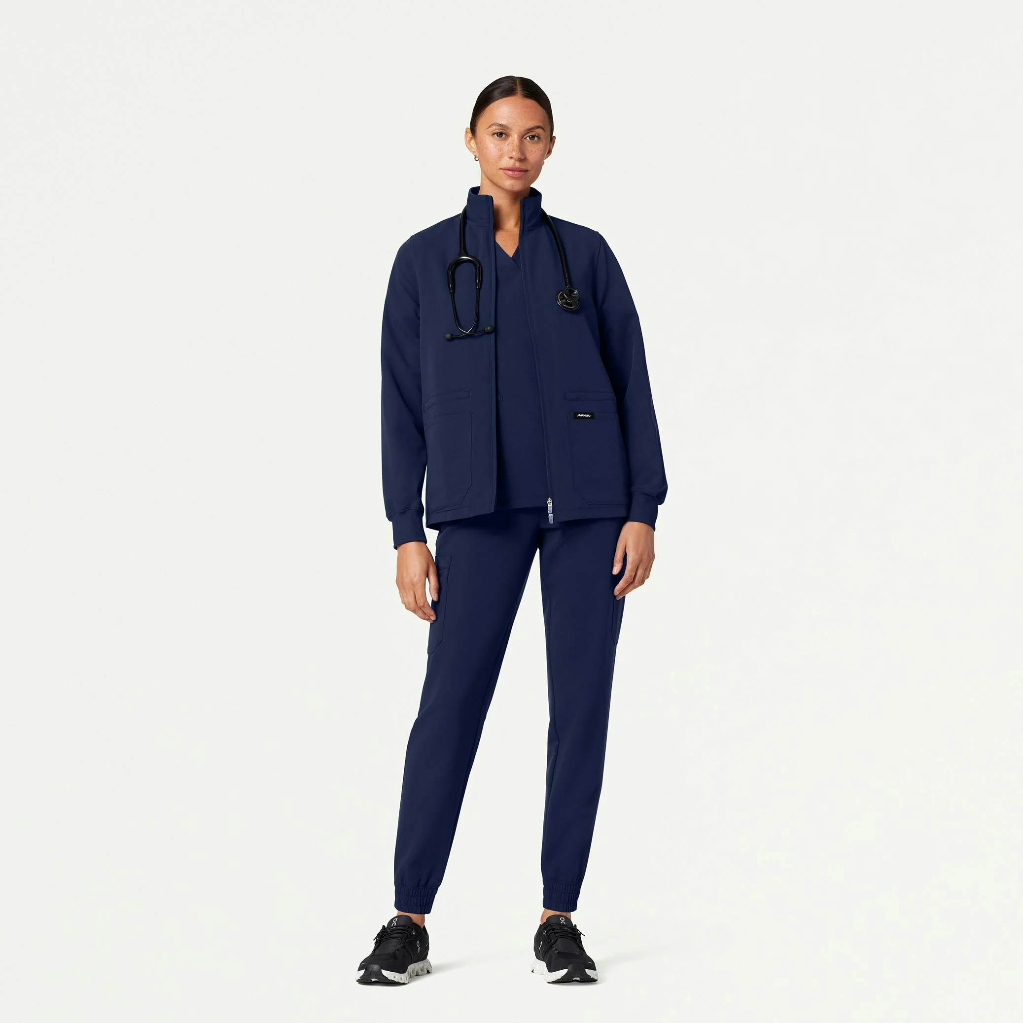 The Lavo Jacket Scrub Set - Midnight Navy