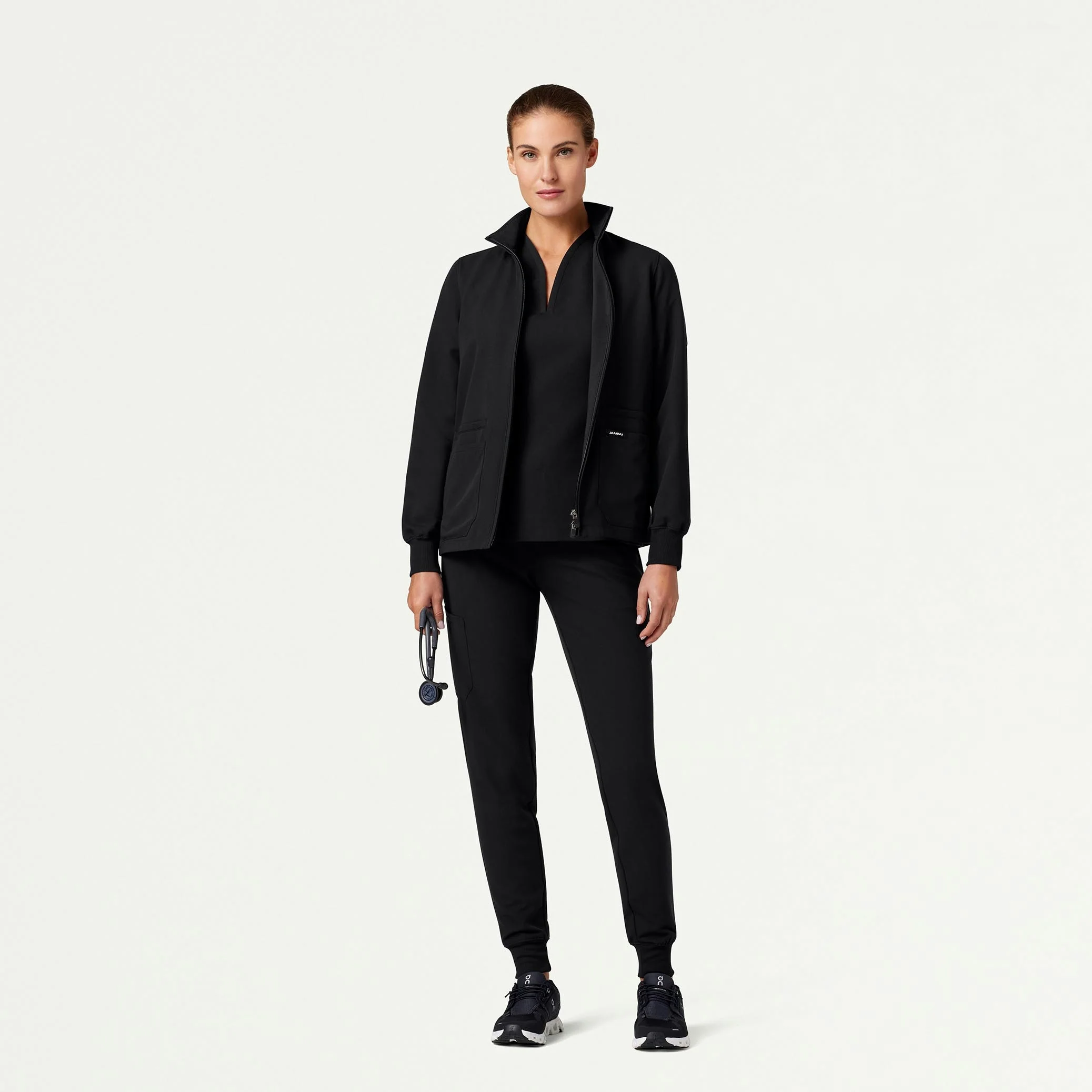 The Mendel Jacket Scrub Set - Mauve