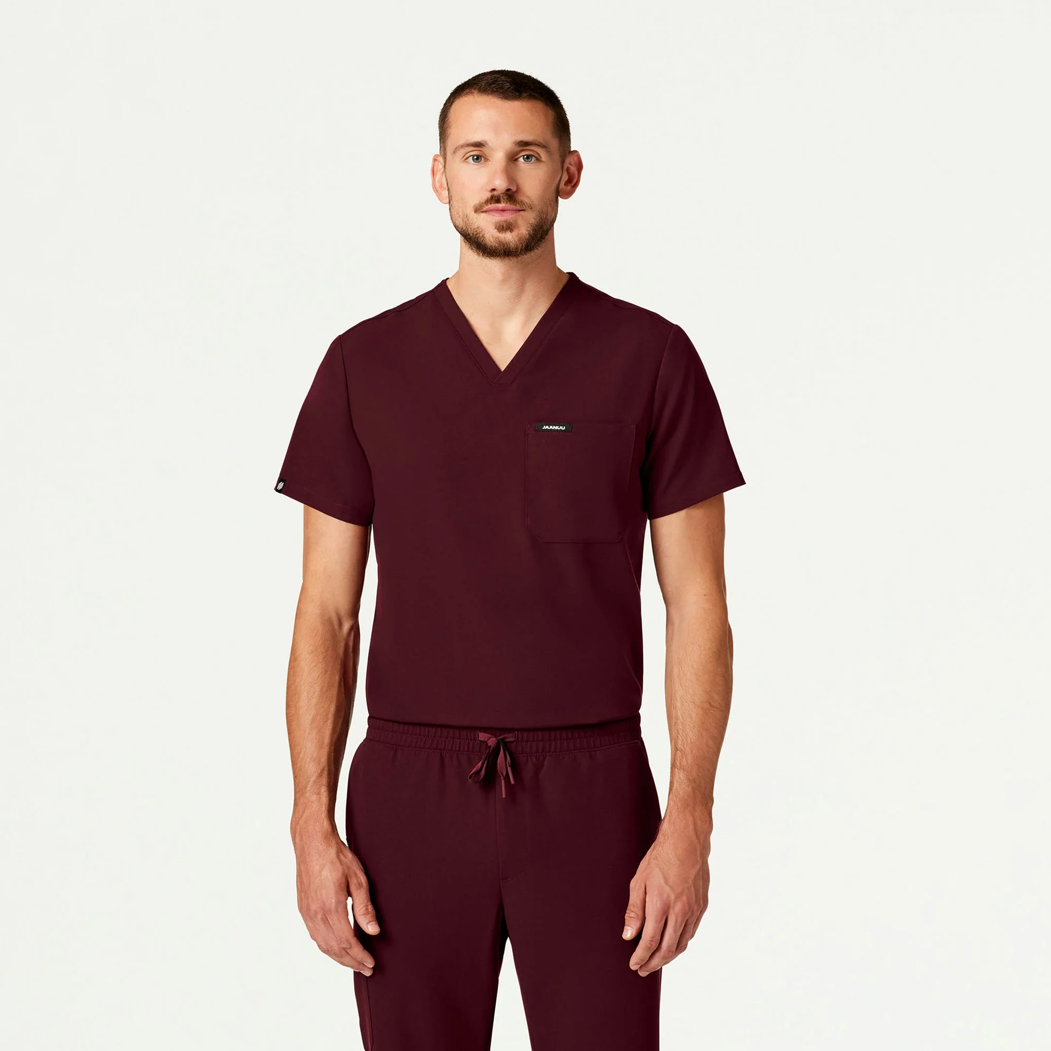 The Performance Scrub Set - Burgundy - Image 2