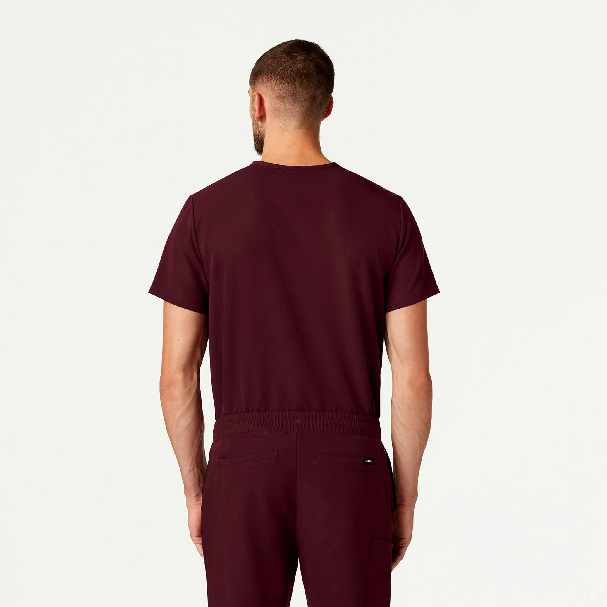 The Performance Scrub Set - Burgundy - Image 3