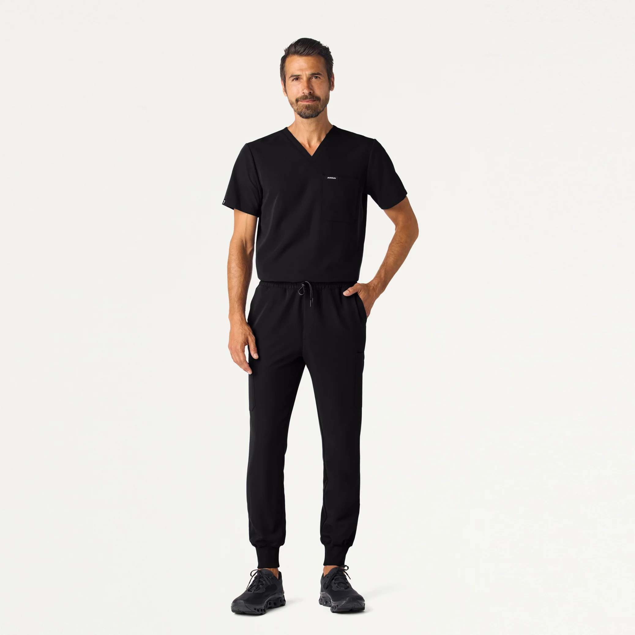 The Slim Performance Scrub Set - Black