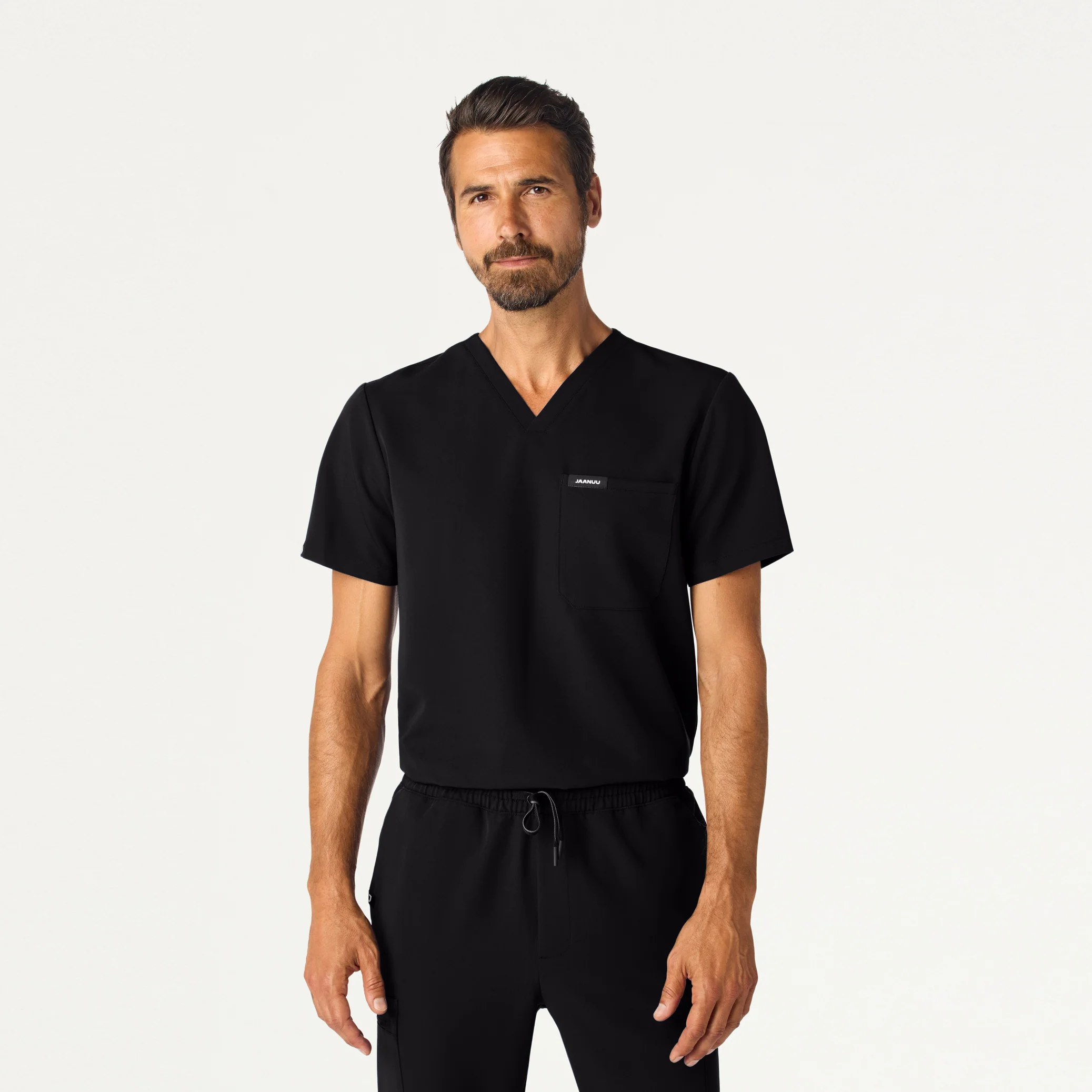 The Slim Performance Scrub Set - Black - Image 2