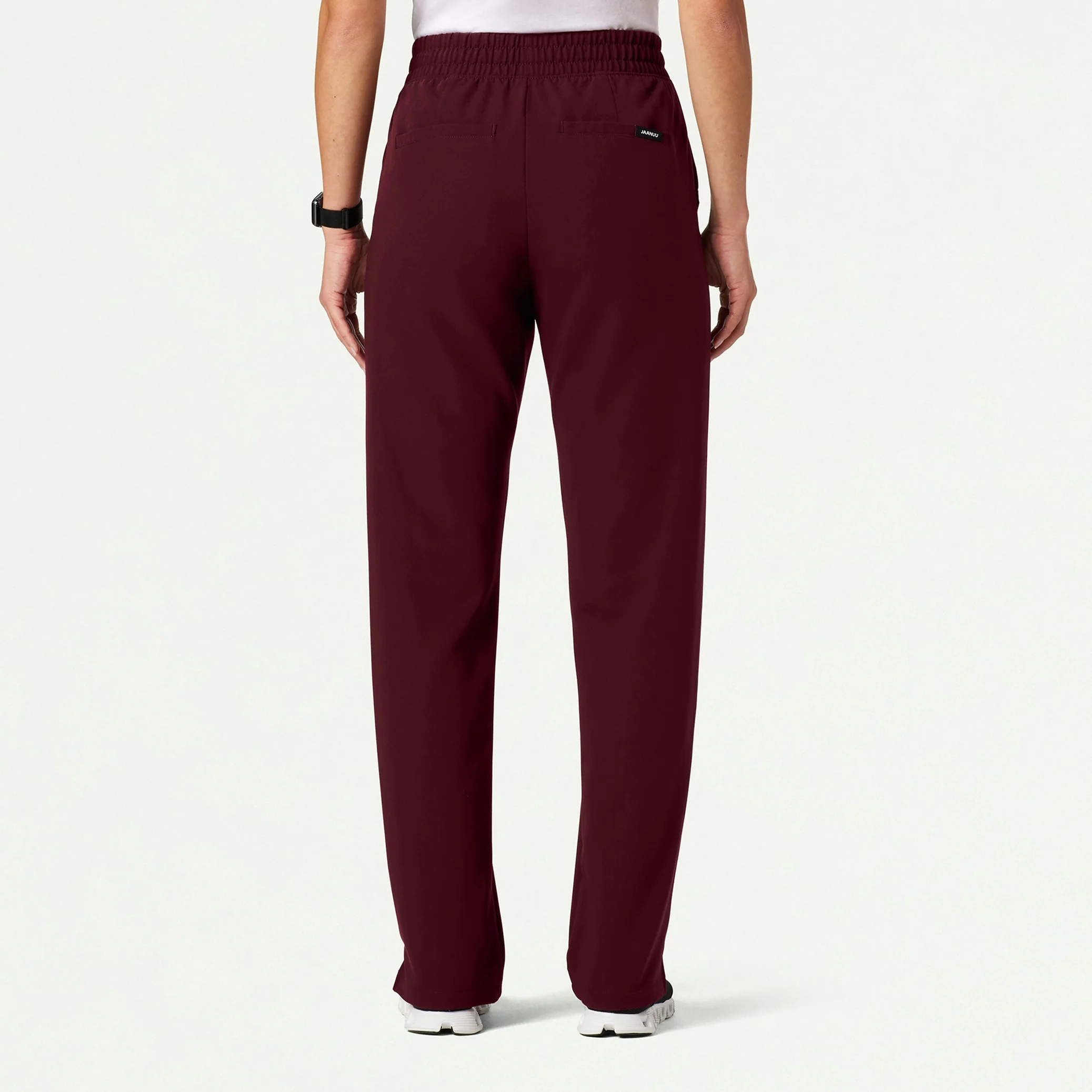 The Phoebe Essential Scrub Set - Burgundy - Image 2