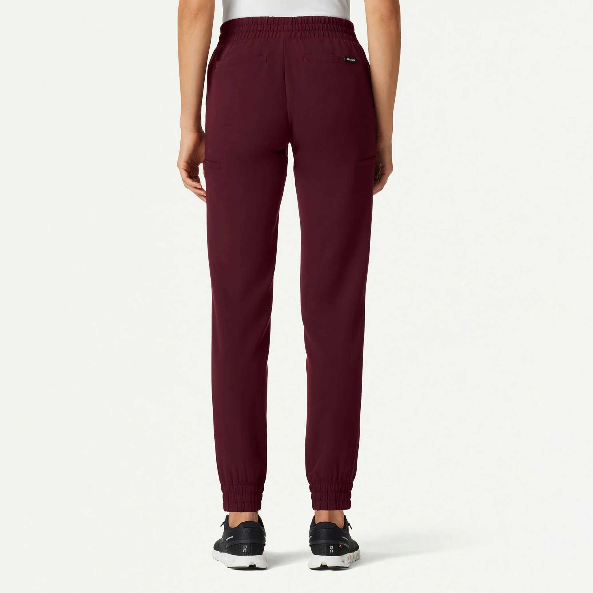 The Verda Essential Scrub Set - Burgundy - Image 2