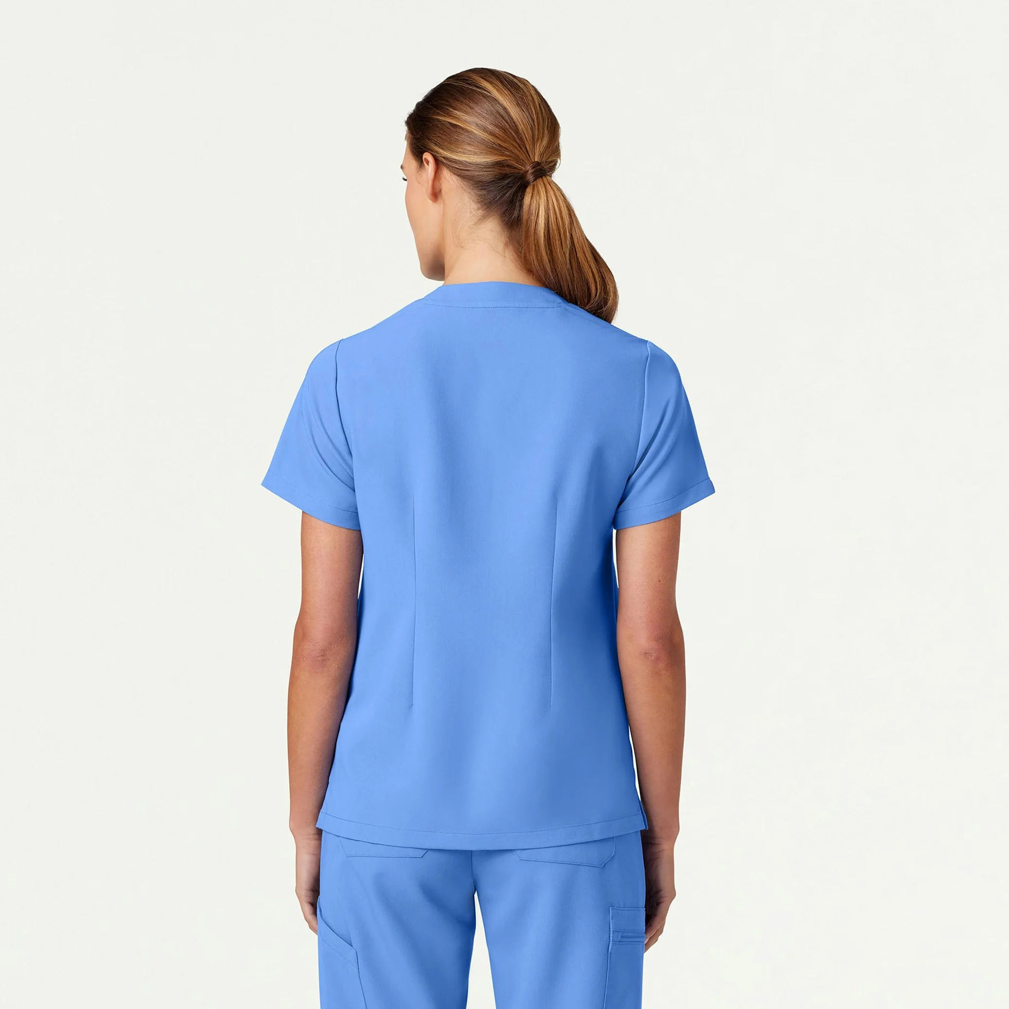 The Classic Notch Scrub Set - Ceil Blue - Image 3