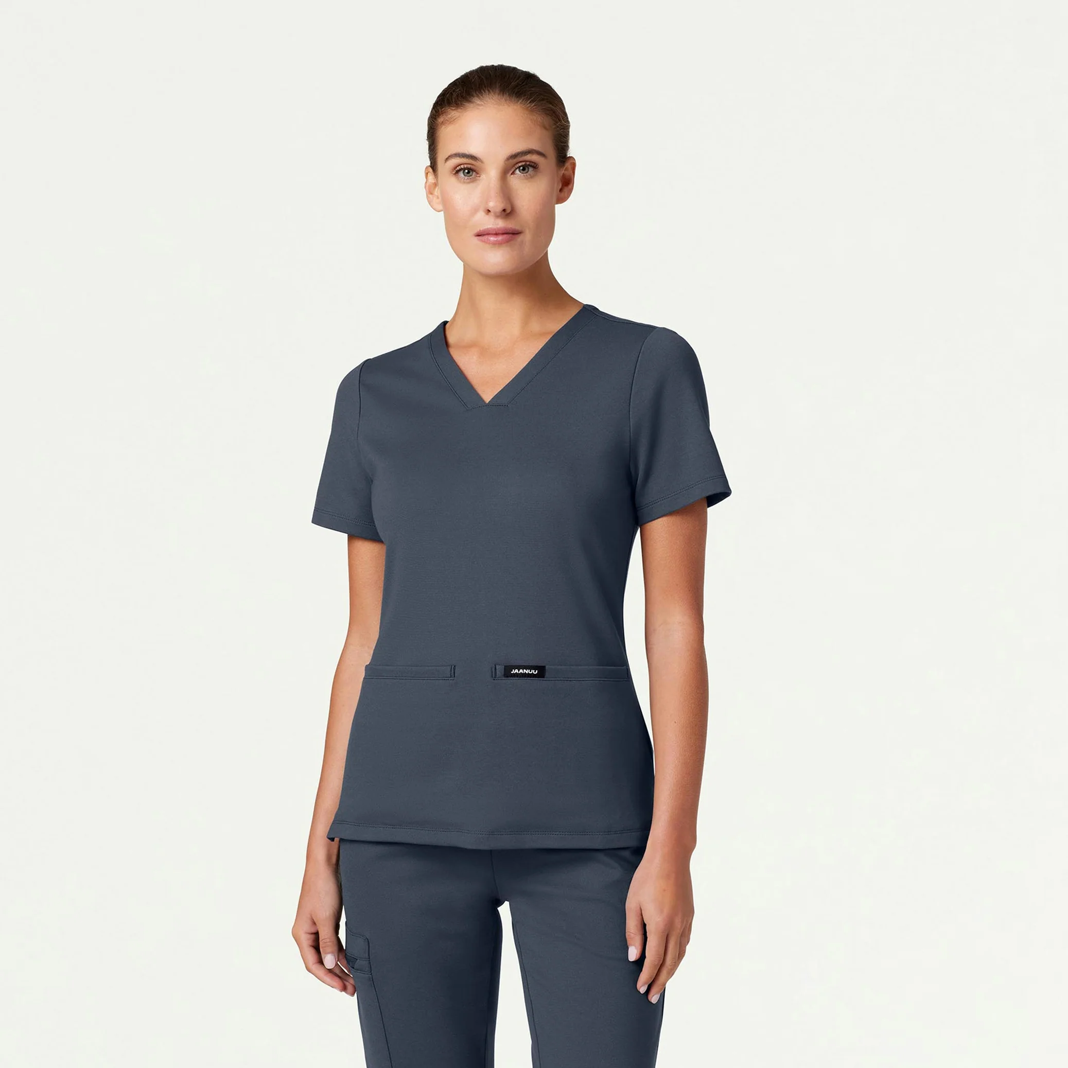 The Everyday UltraSOFT™ Scrub Set - Carbon Gray - Image 2