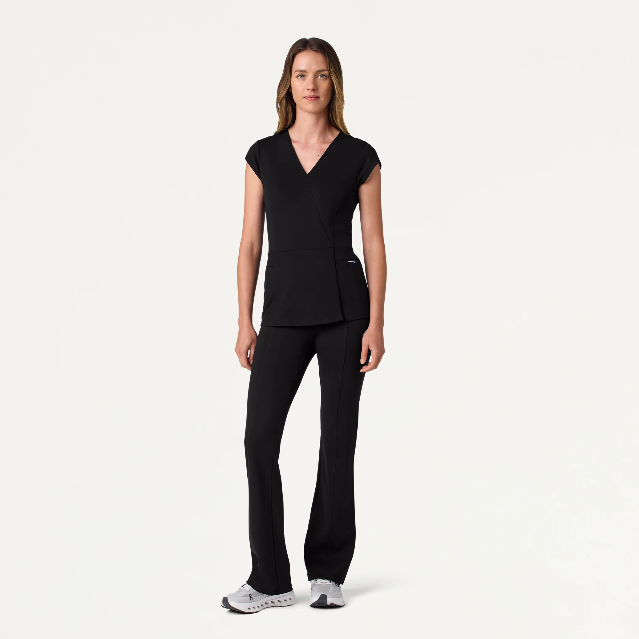The Mock-Wrap UltraSOFT™ Scrub Set - Black