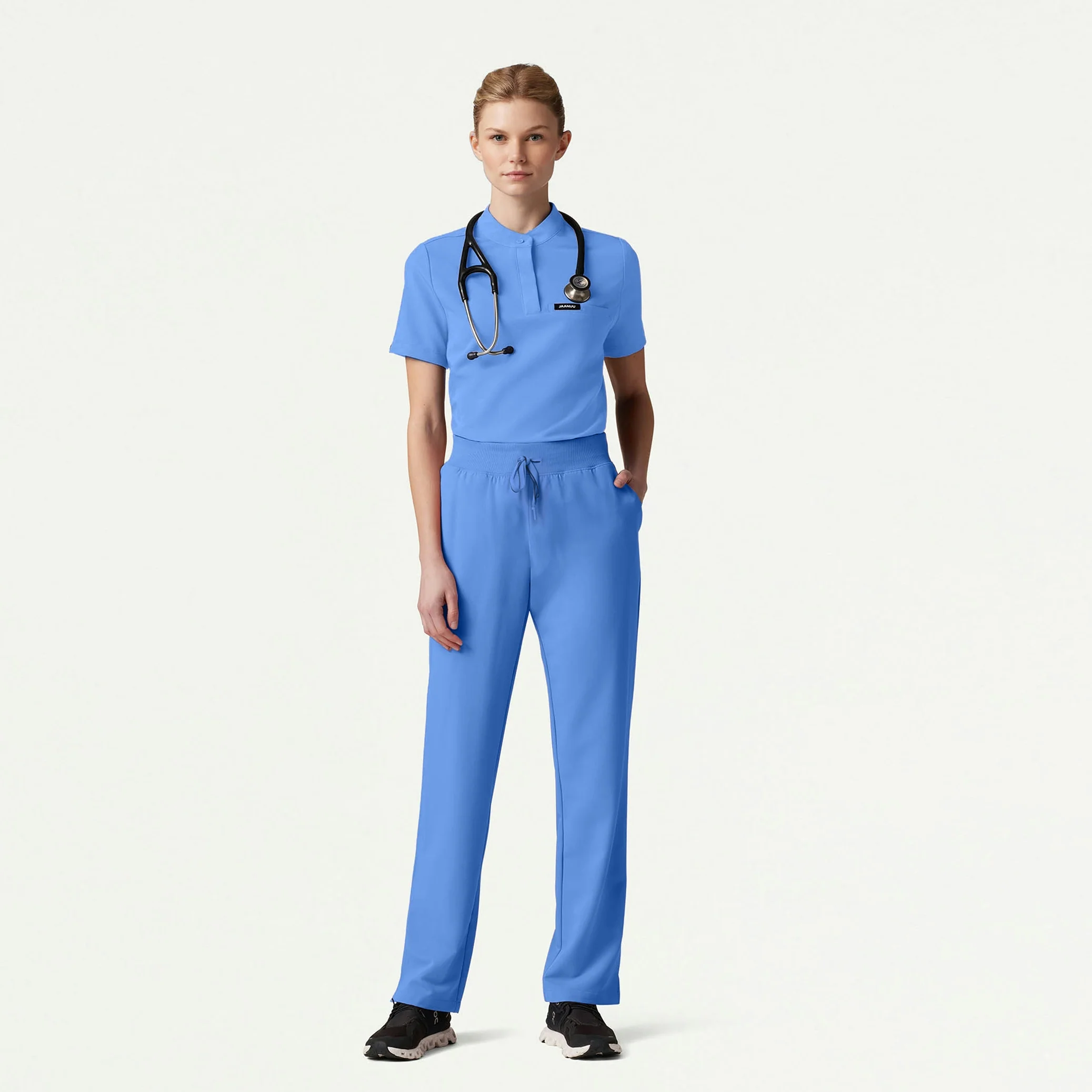The Modern Scrub Set - Ceil Blue