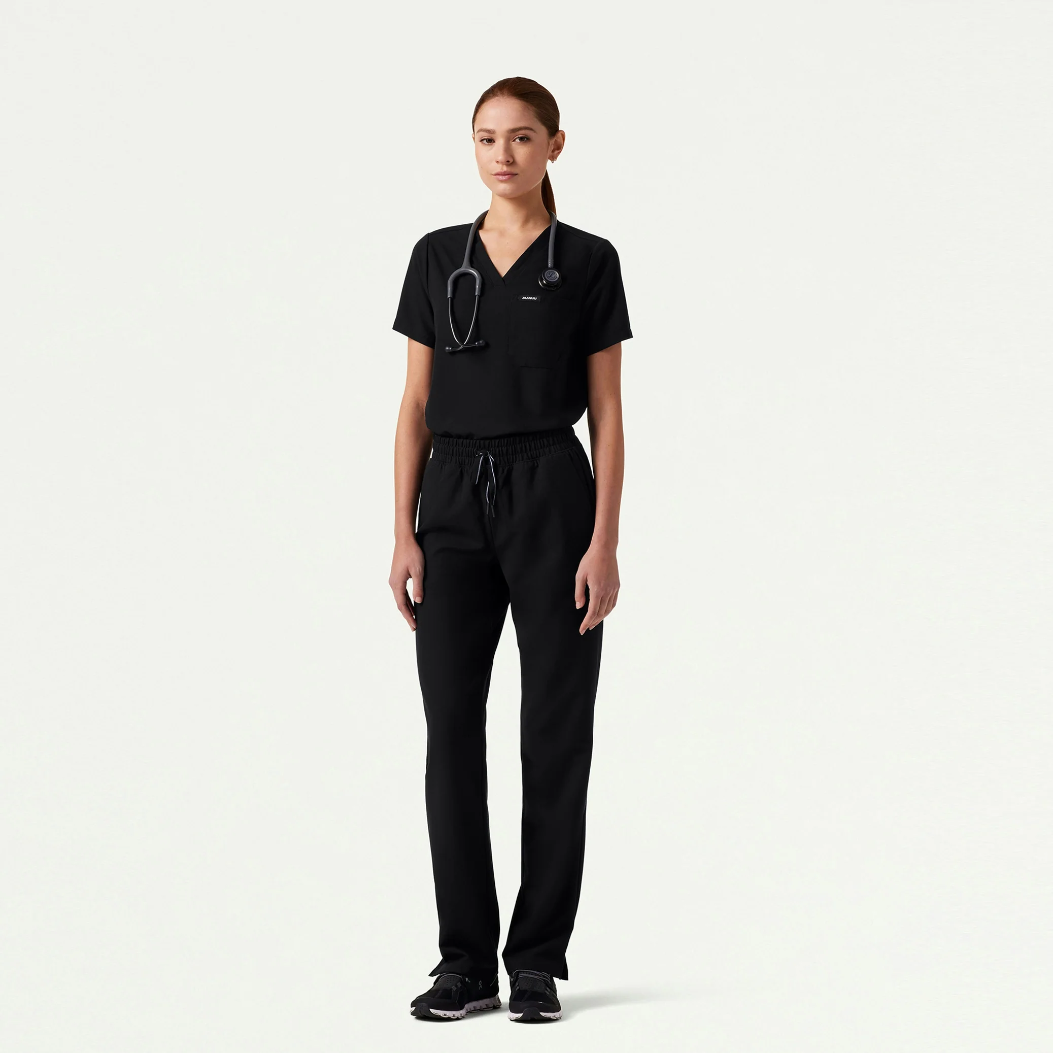 The Yuri Essential Scrub Set - Black