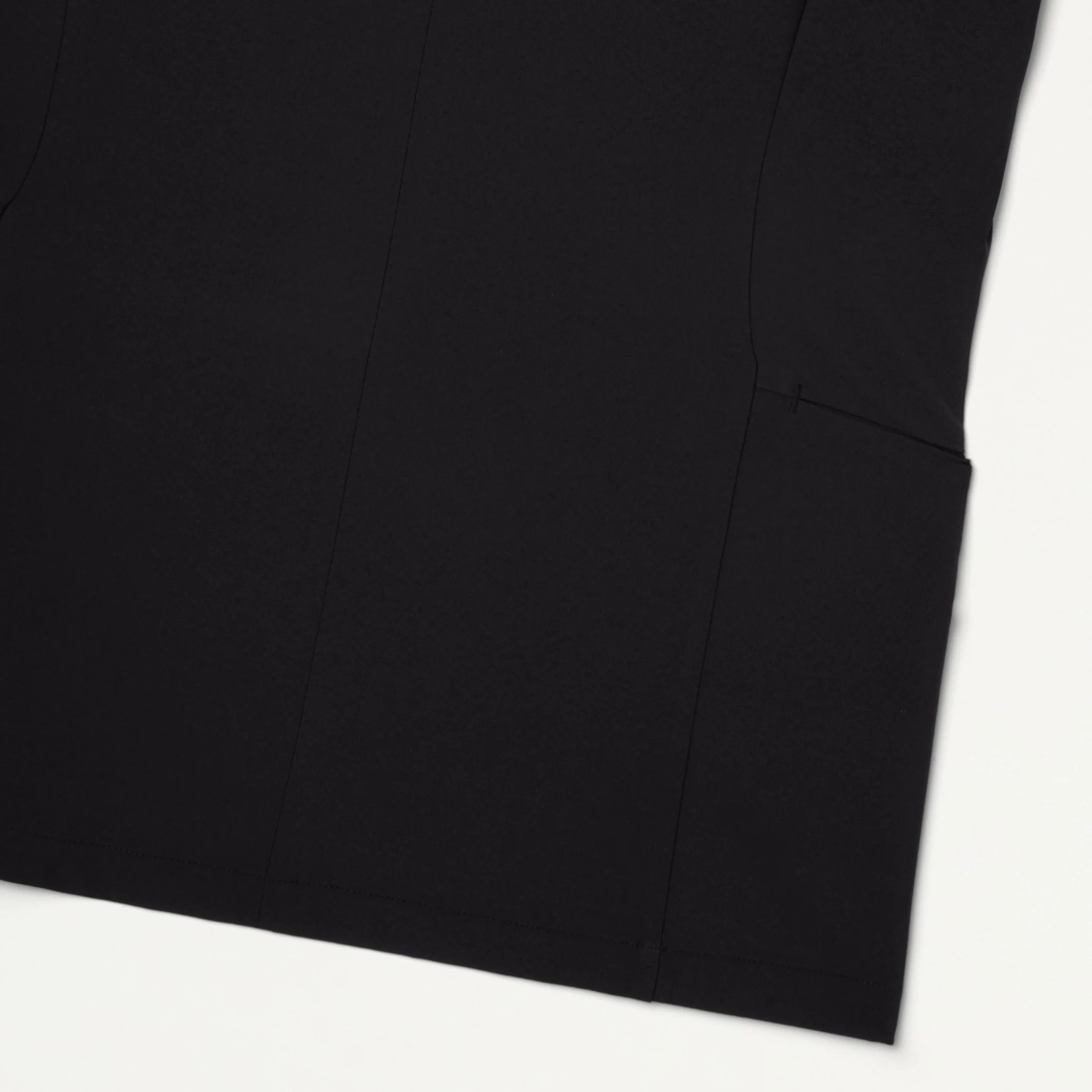 Alex Mock-Neck Scrub Top - Black - Image 6