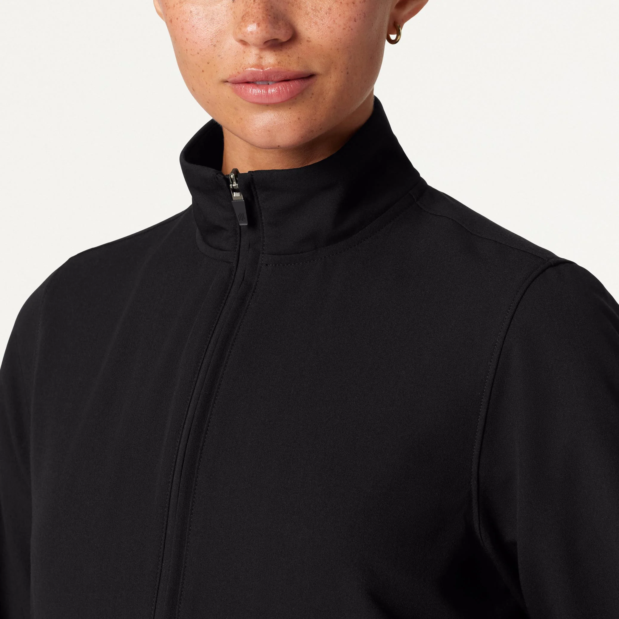 Ceri Essential 6-Pocket Scrub Jacket - Black - Image 4