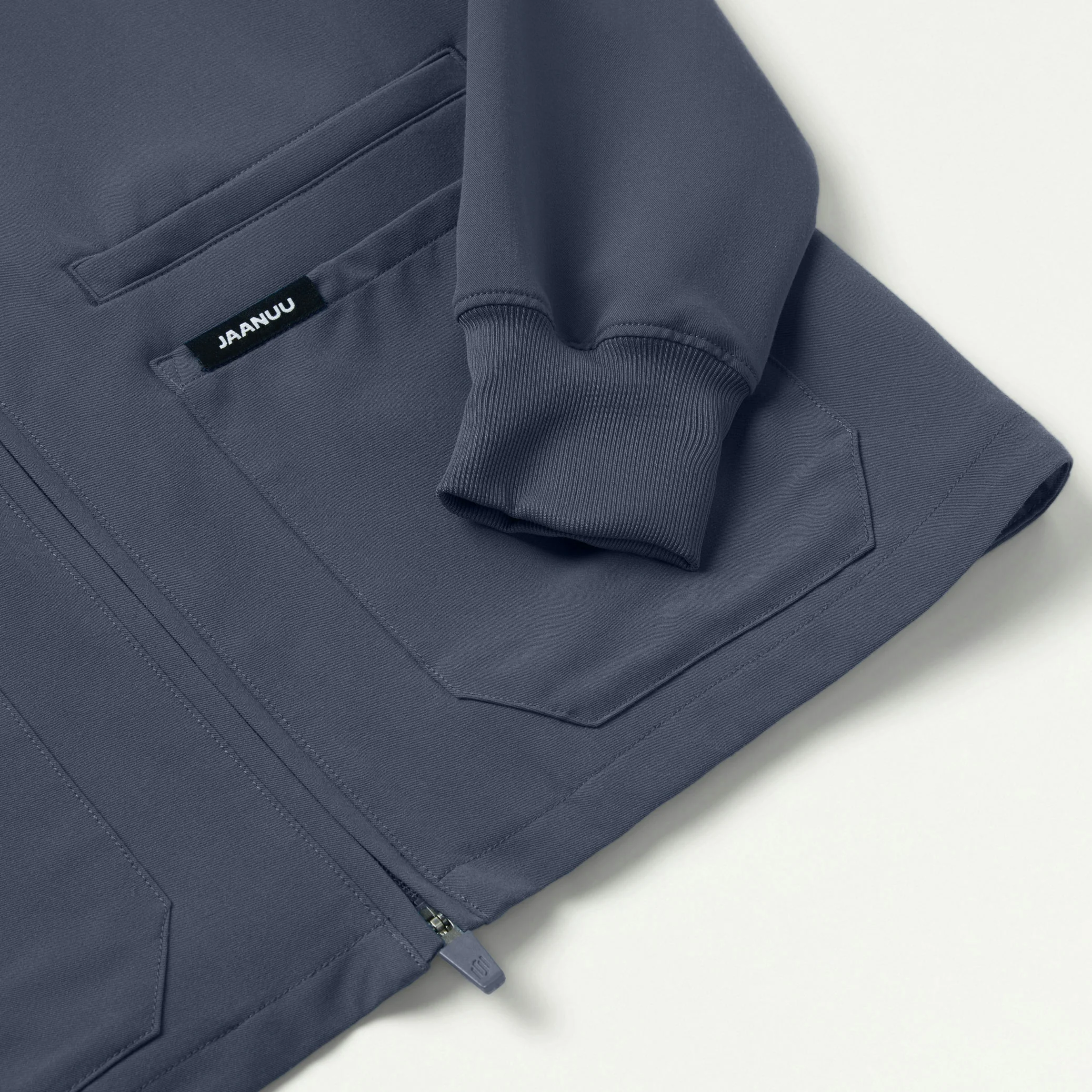 Ceri Essential 6-Pocket Scrub Jacket - Carbon Gray - Image 10
