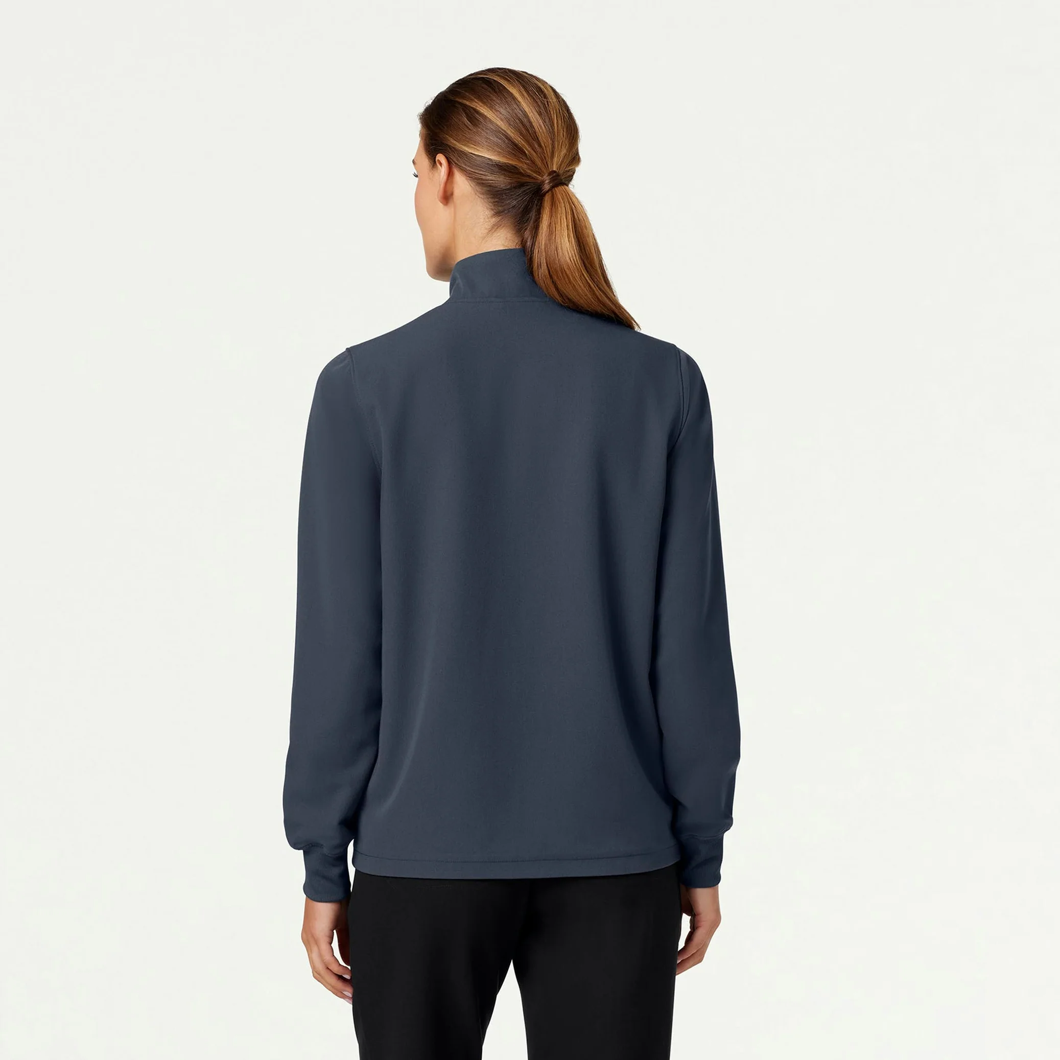 Ceri Essential 6-Pocket Scrub Jacket - Carbon Gray - Image 3