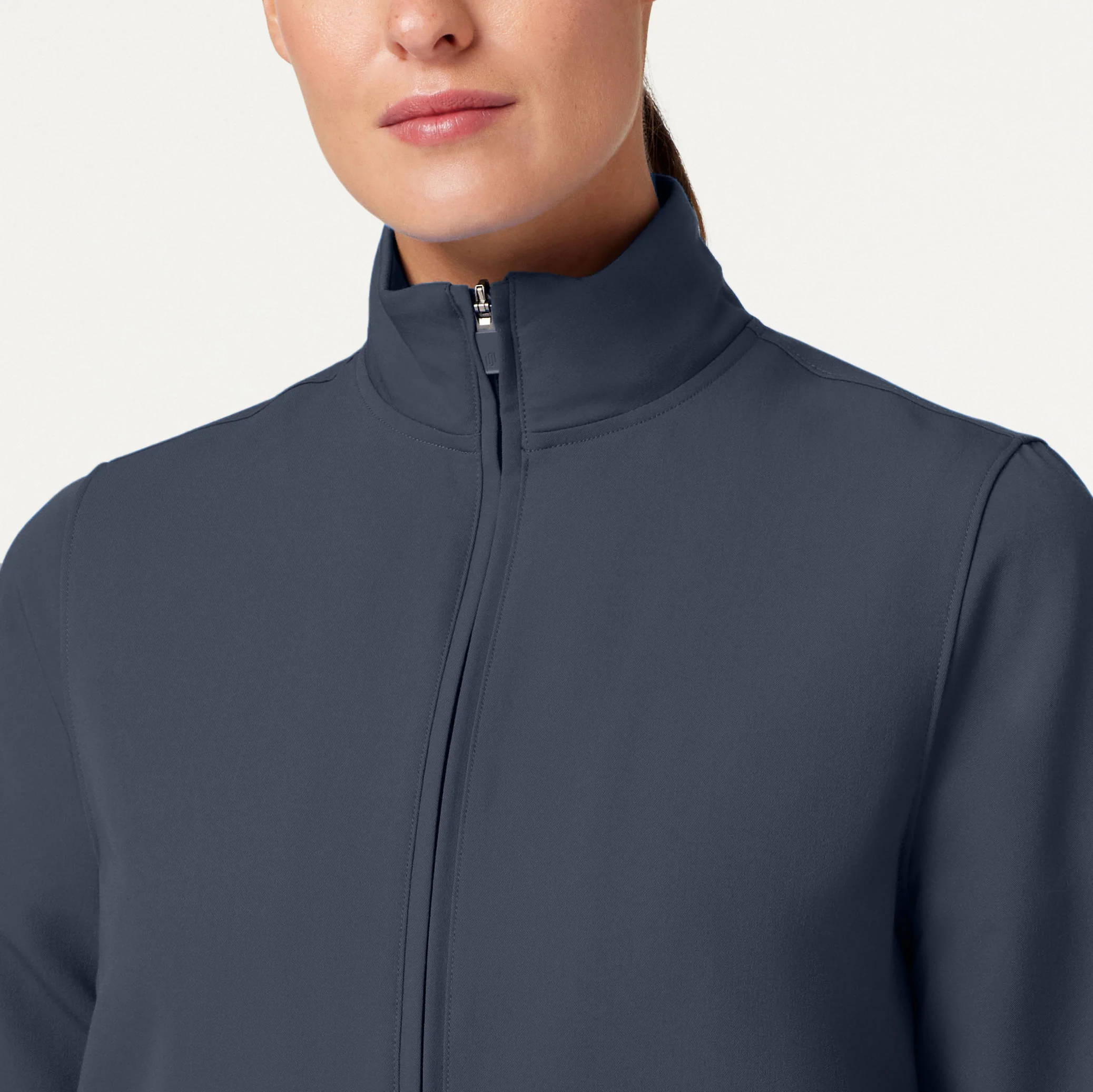 Ceri Essential 6-Pocket Scrub Jacket - Carbon Gray - Image 4