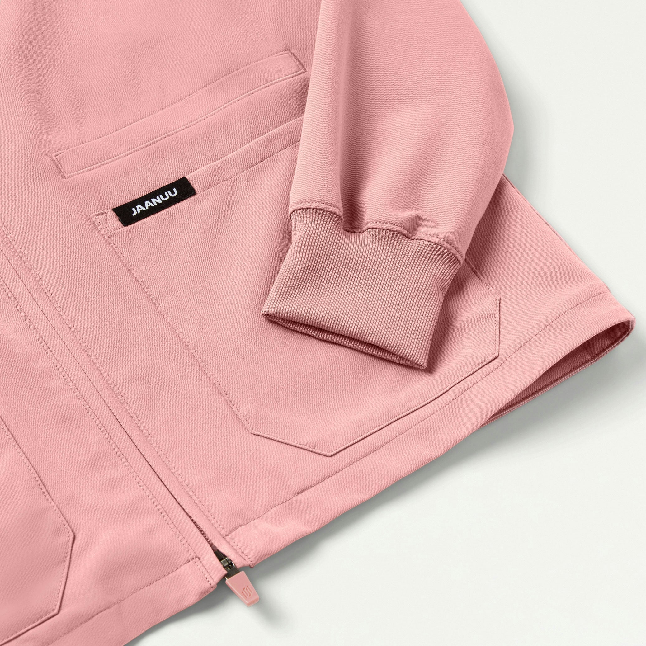 Ceri Essential 6-Pocket Scrub Jacket - Mauve - Image 10