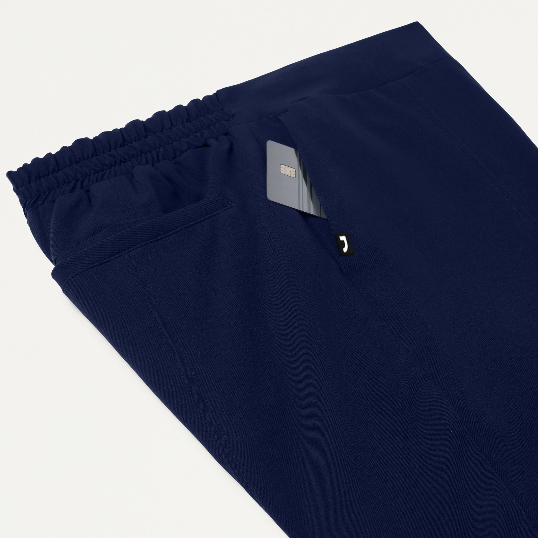 Halle High Waisted Tapered Scrub Pant - Midnight Navy - Image 9