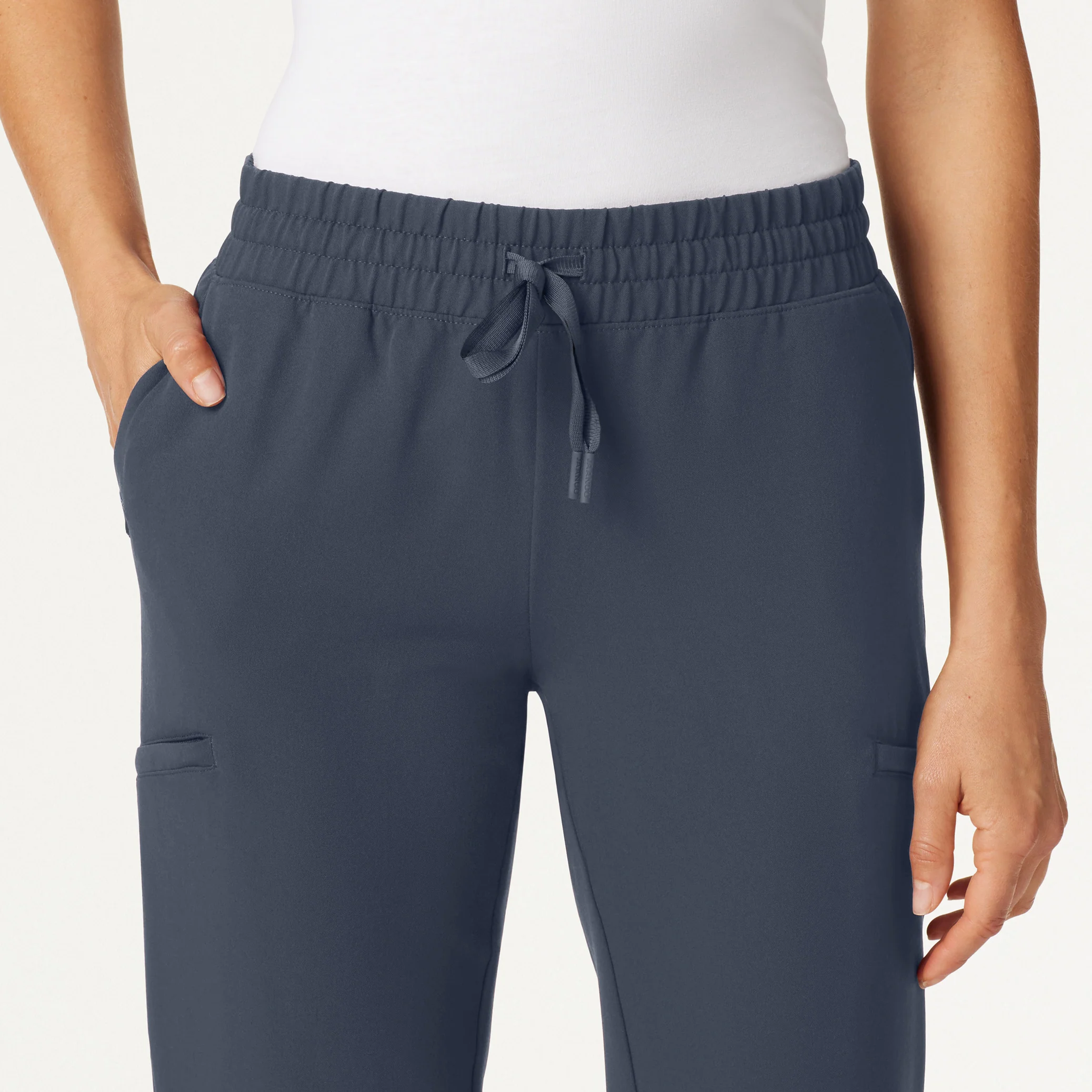 Jace Skinny 7-Pocket Scrub Jogger - Carbon Gray - Image 4