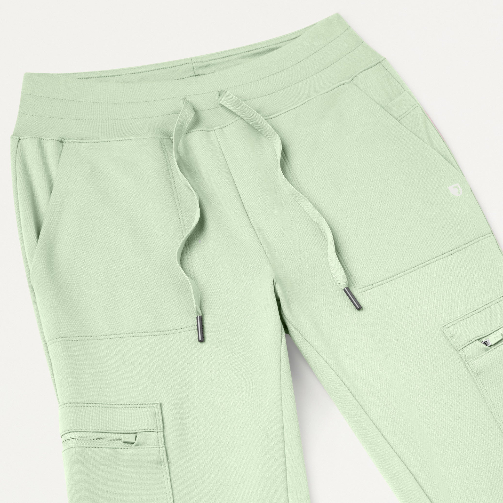 Kait 10-Pocket Skinny UltraSOFT™ Scrub Jogger - Mint - Image 4
