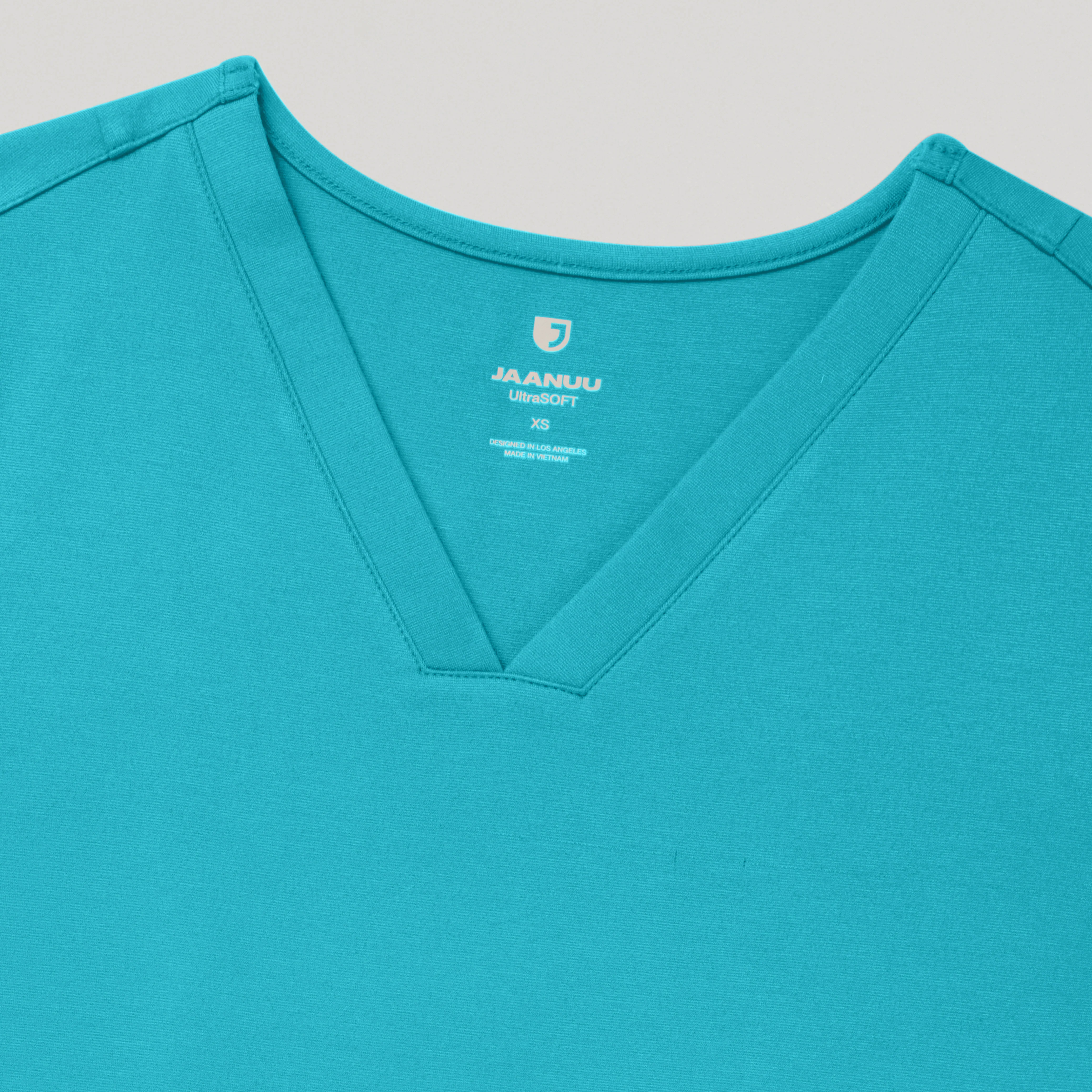 Kass Slim 4-Pocket Scrub Top - Marina - Image 4