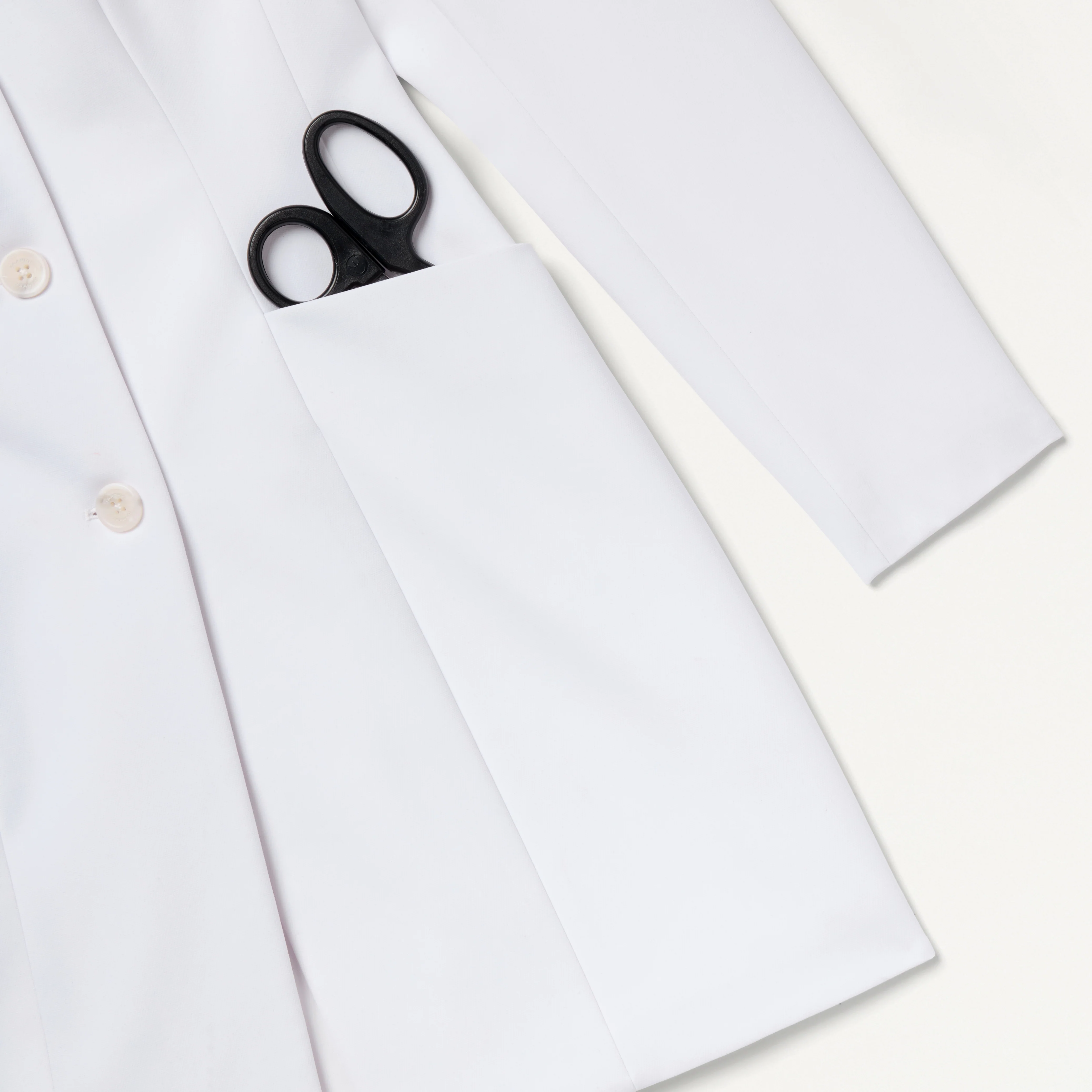 Linea 33" White Coat - White - Image 12