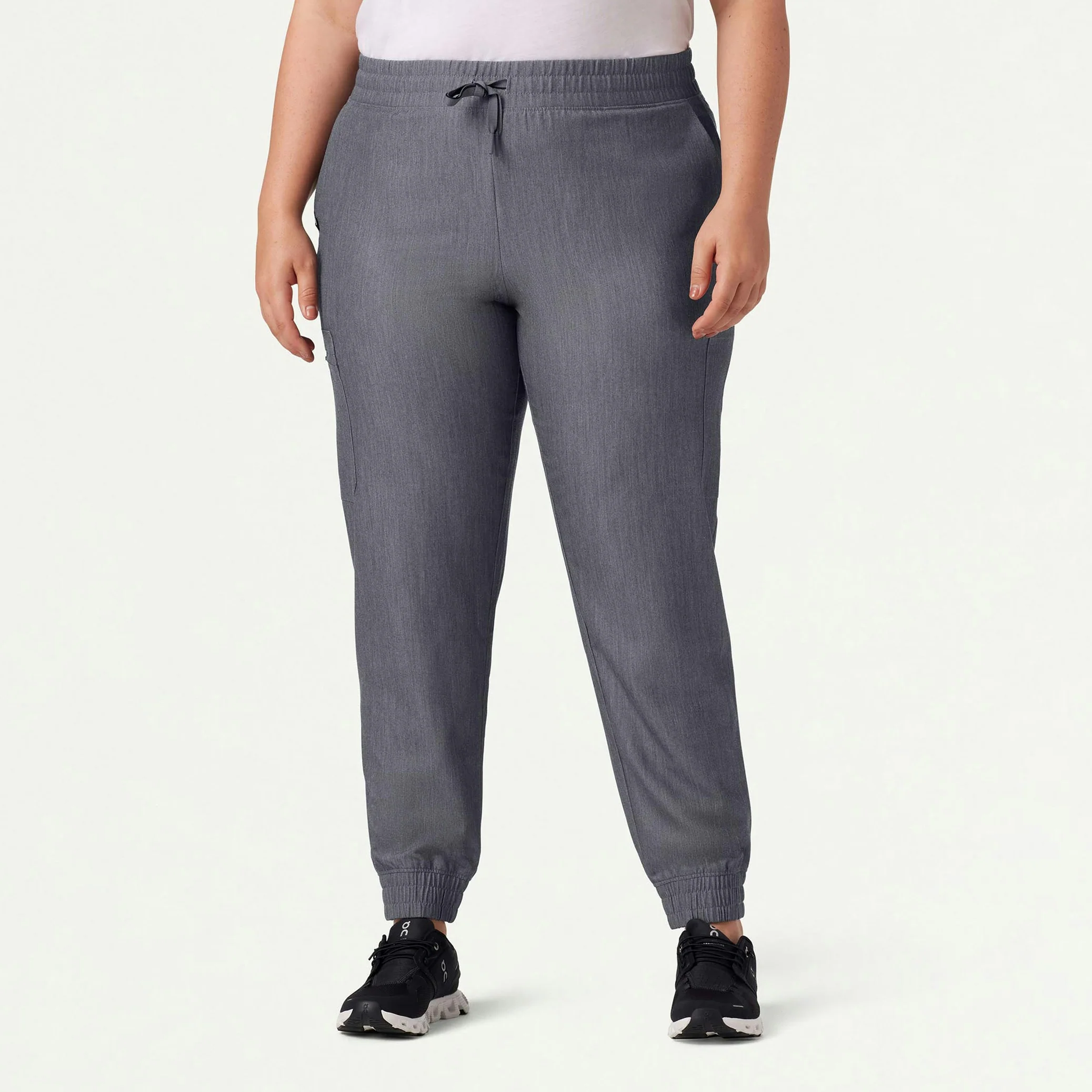 Neo Everyday Cargo Scrub Jogger - Heather Gray - Image 5