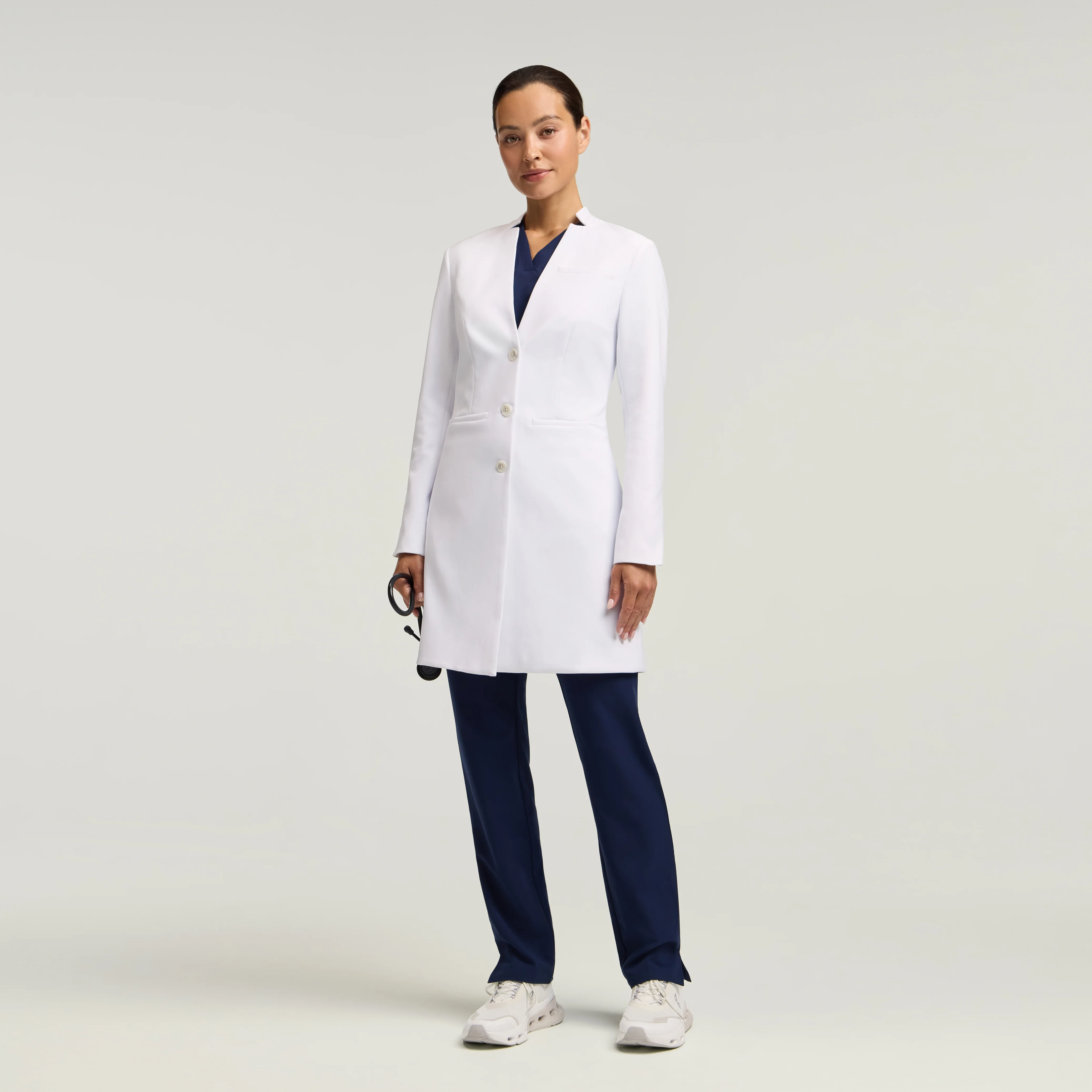 Nova 35” White Coat - White - Image 2