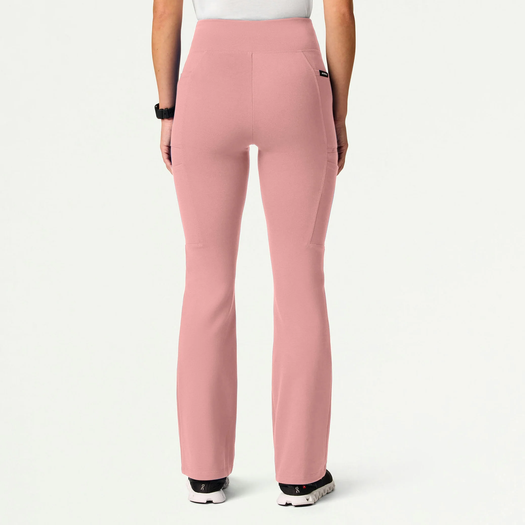 Perri UltraSOFT™ Yoga Scrub Pant - Mauve - Image 3
