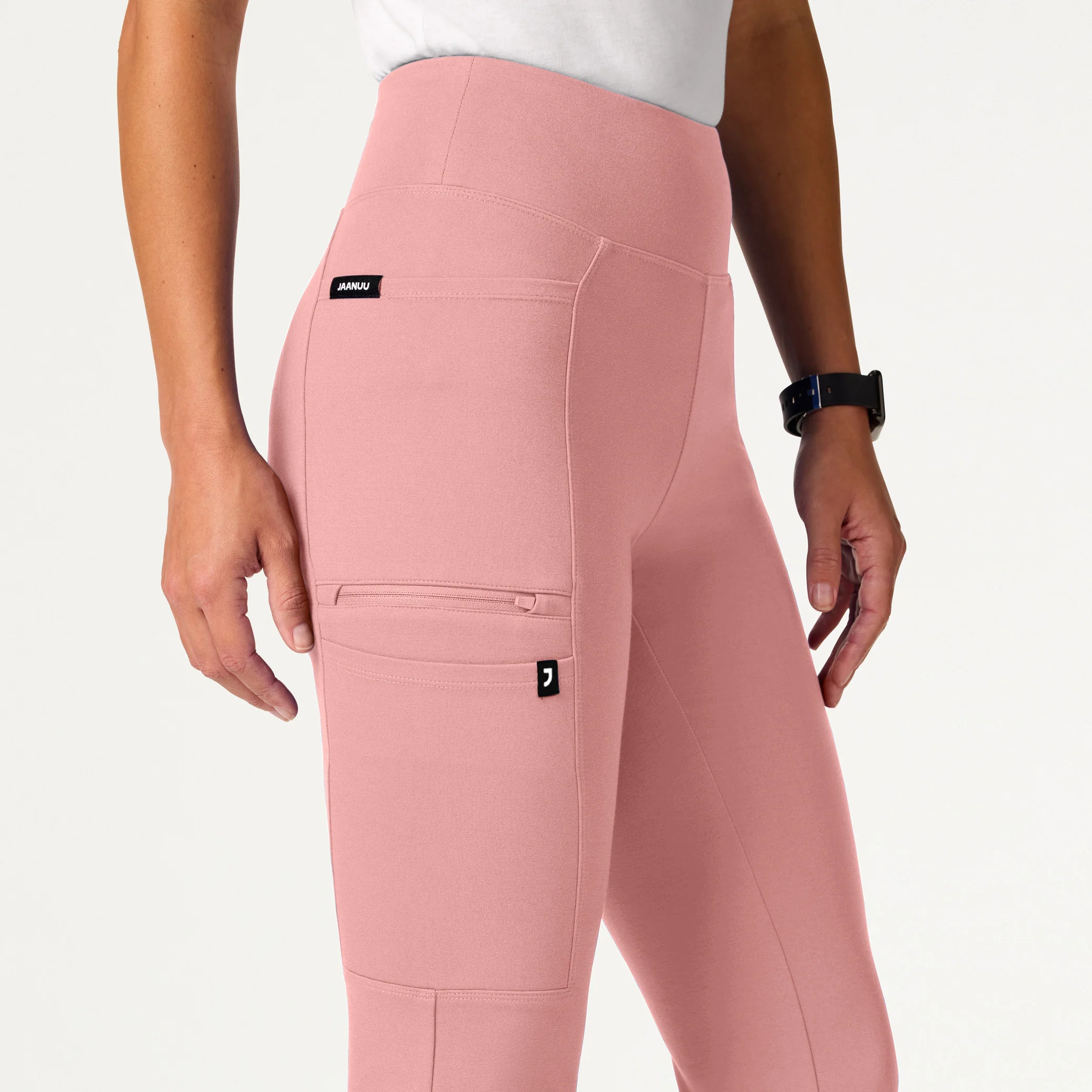 Perri UltraSOFT™ Yoga Scrub Pant - Mauve - Image 5