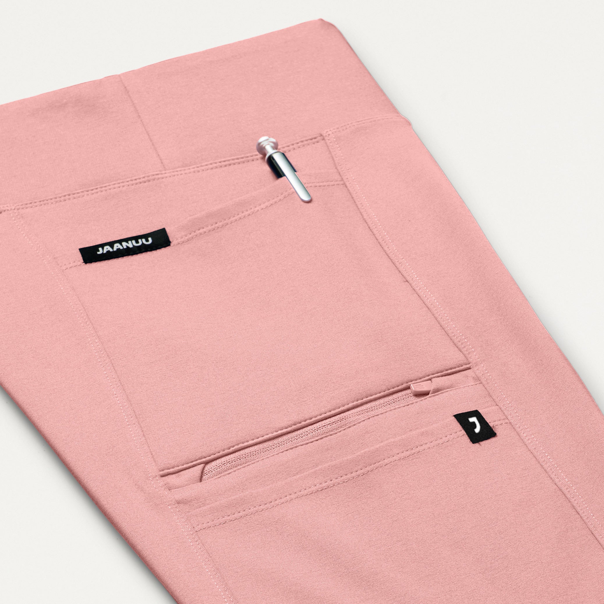 Perri UltraSOFT™ Yoga Scrub Pant - Mauve - Image 9