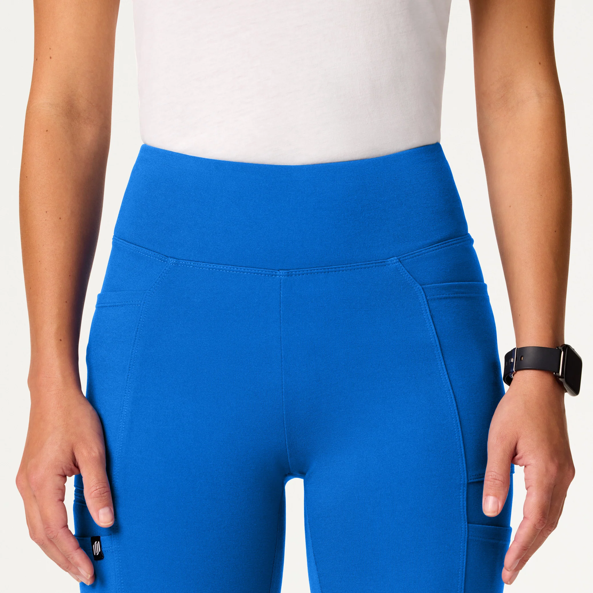 Perri UltraSOFT™ Yoga Scrub Pant - Royal Blue - Image 4
